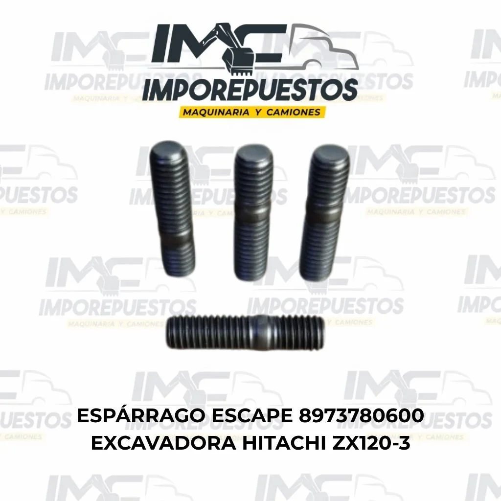 Espárrago Escape 8973780600 Excavadora Hitachi ZX120-3