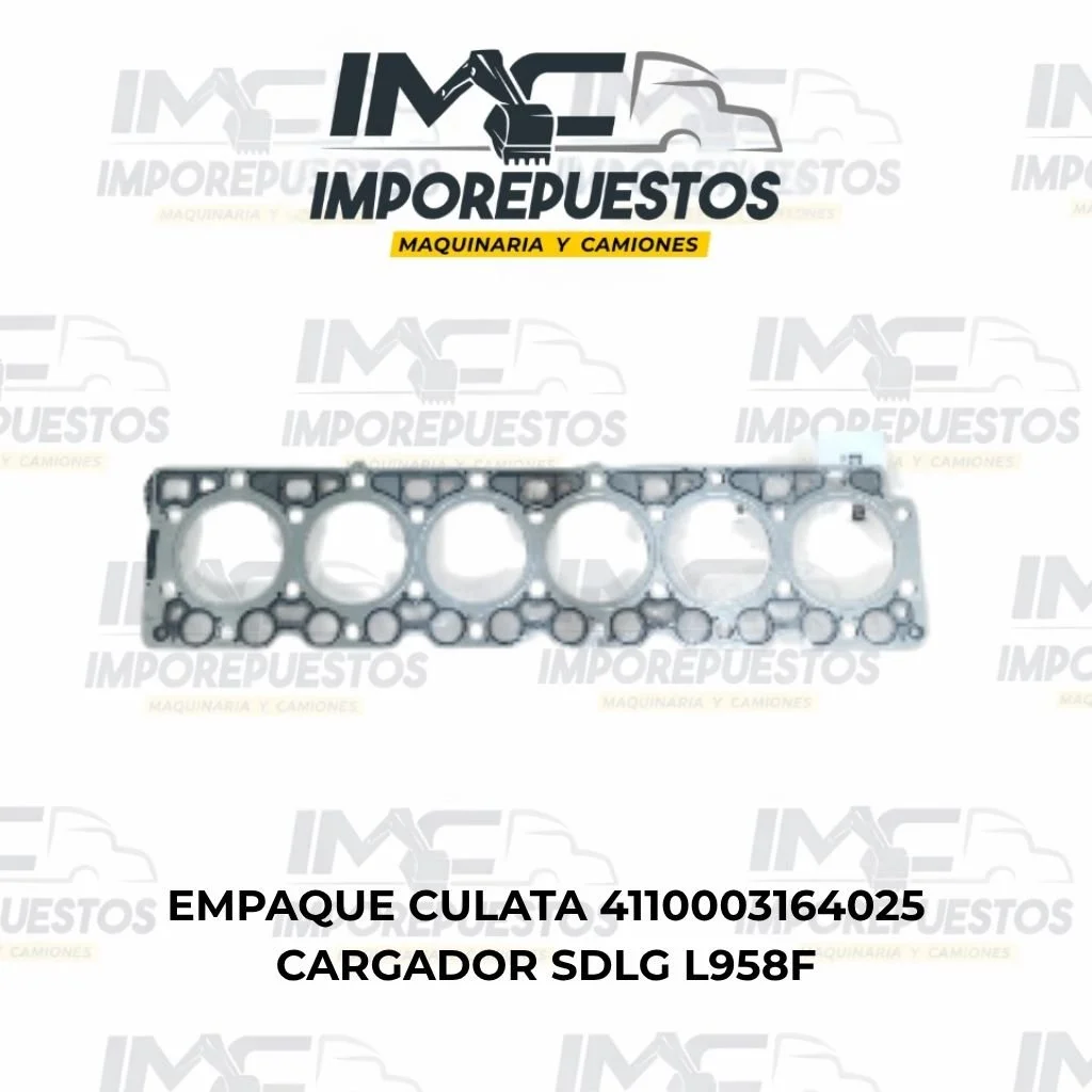 Empaque culata cargador SDLG L958F 4110003164025