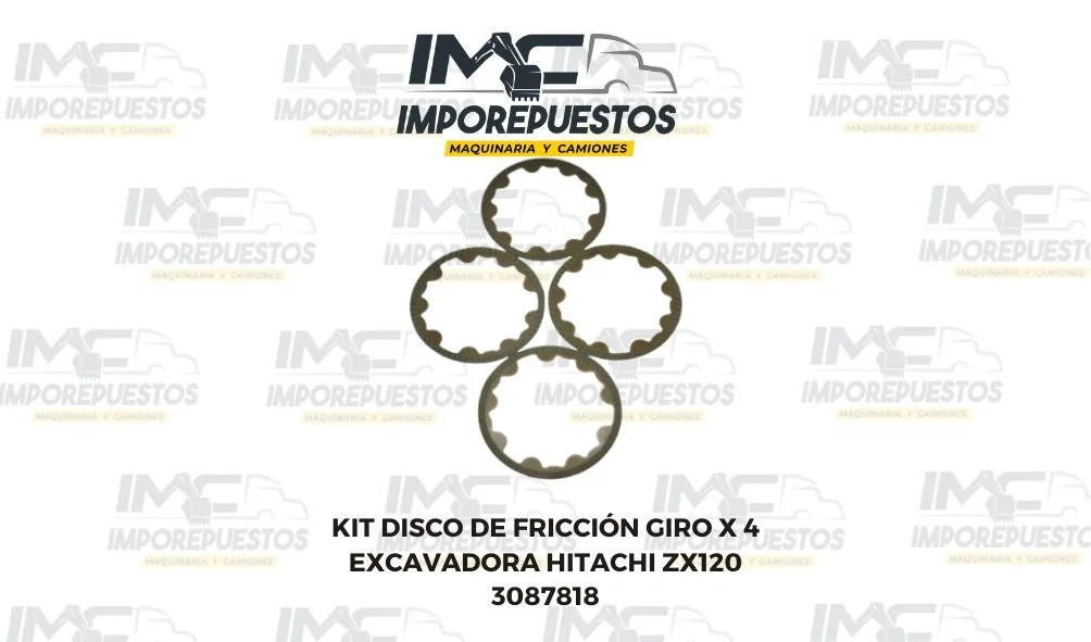 Disco de Fricción Giro x4 3087818 Excavadora Hitachi ZX120