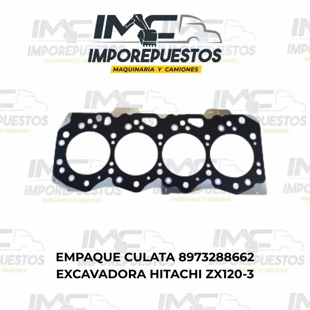 Empaque culata excavadora Hitachi ZX120-3 8973288662