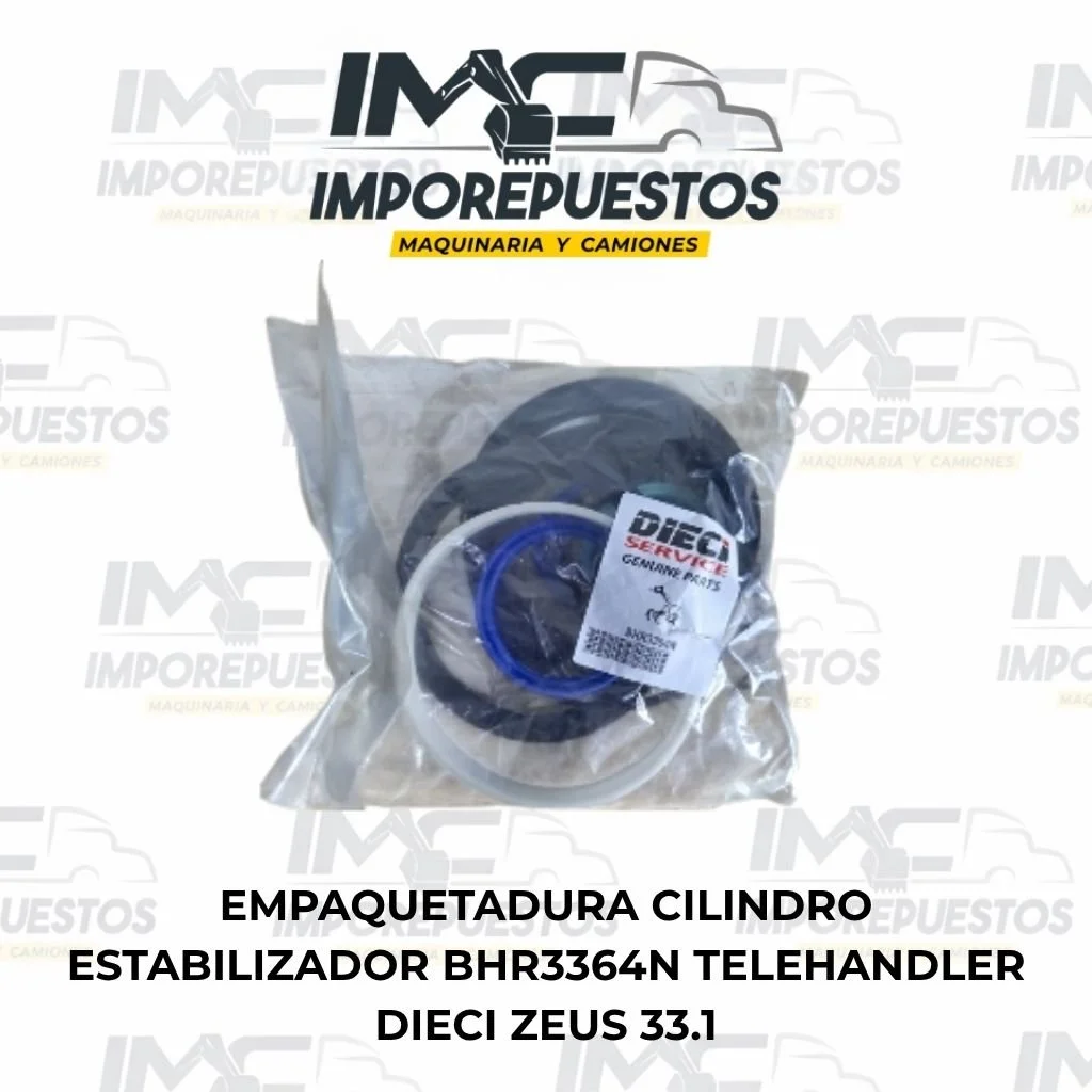 Empaquetadura Cilindro Estabilizador BHR3364N Telehandler Dieci Zeus 33.1