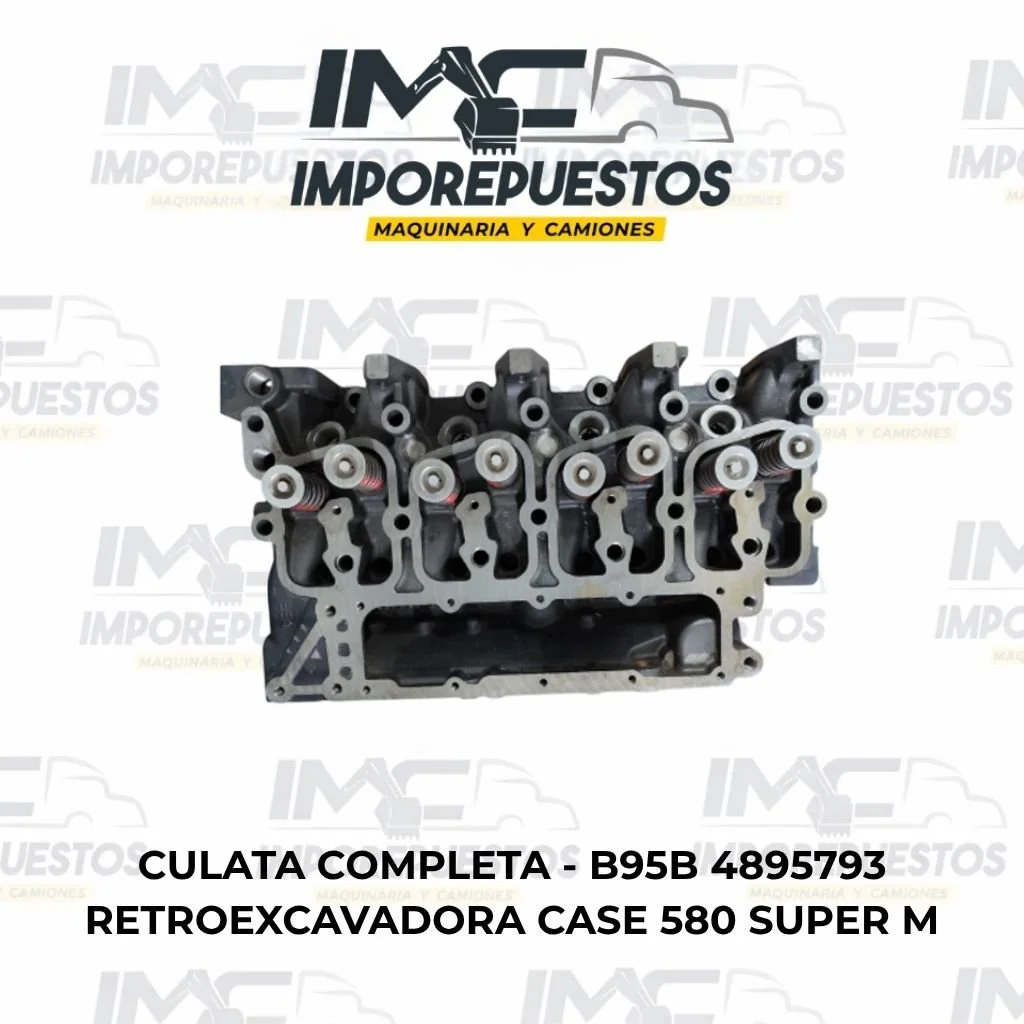 Culata completa - B95B retroexcavadora CASE 580 SUPER M 4895793