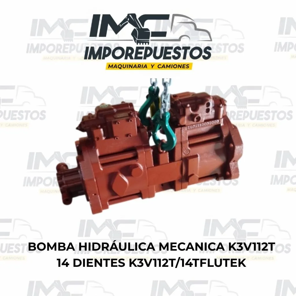 Bomba hidráulica mecanica K3V112T 14 dientes K3V112T/14T FLUTEK en Colombia