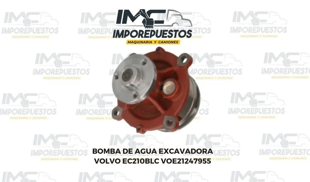 Bomba de Agua VOE21247955 Excavadora Volvo EC210BLC