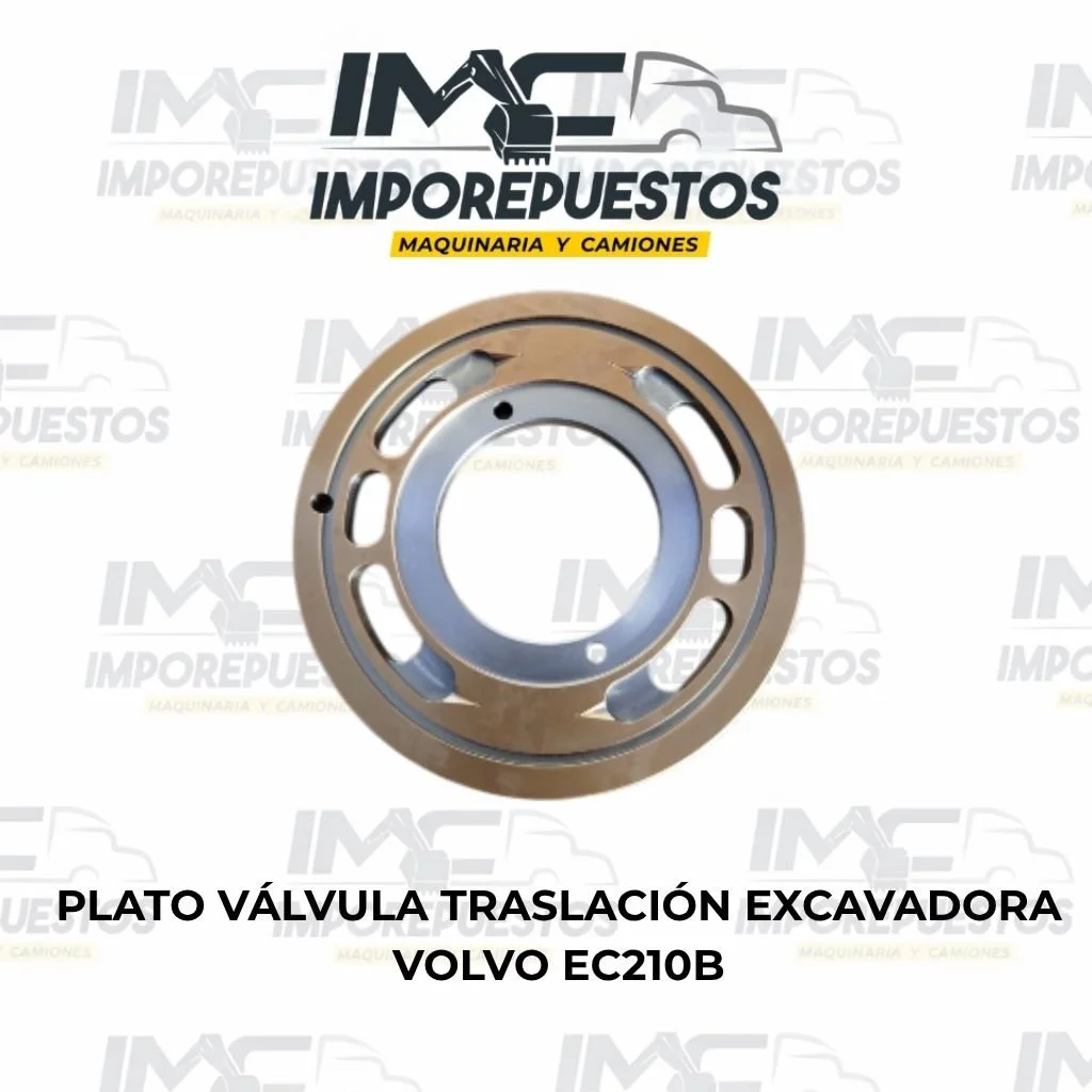 Plato Válvula Traslación Excavadora Volvo EC210B