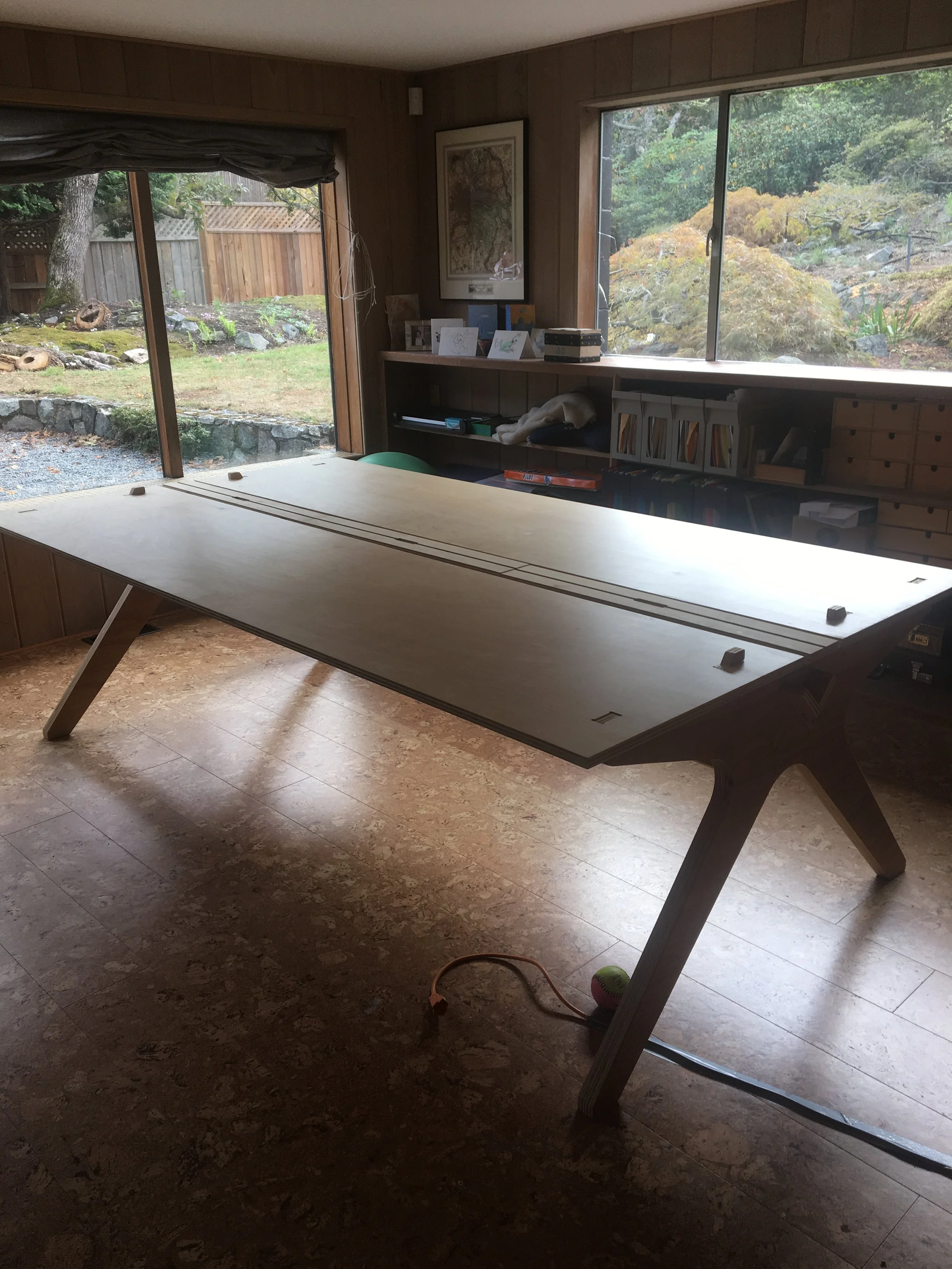  Computer Table, Plywood 