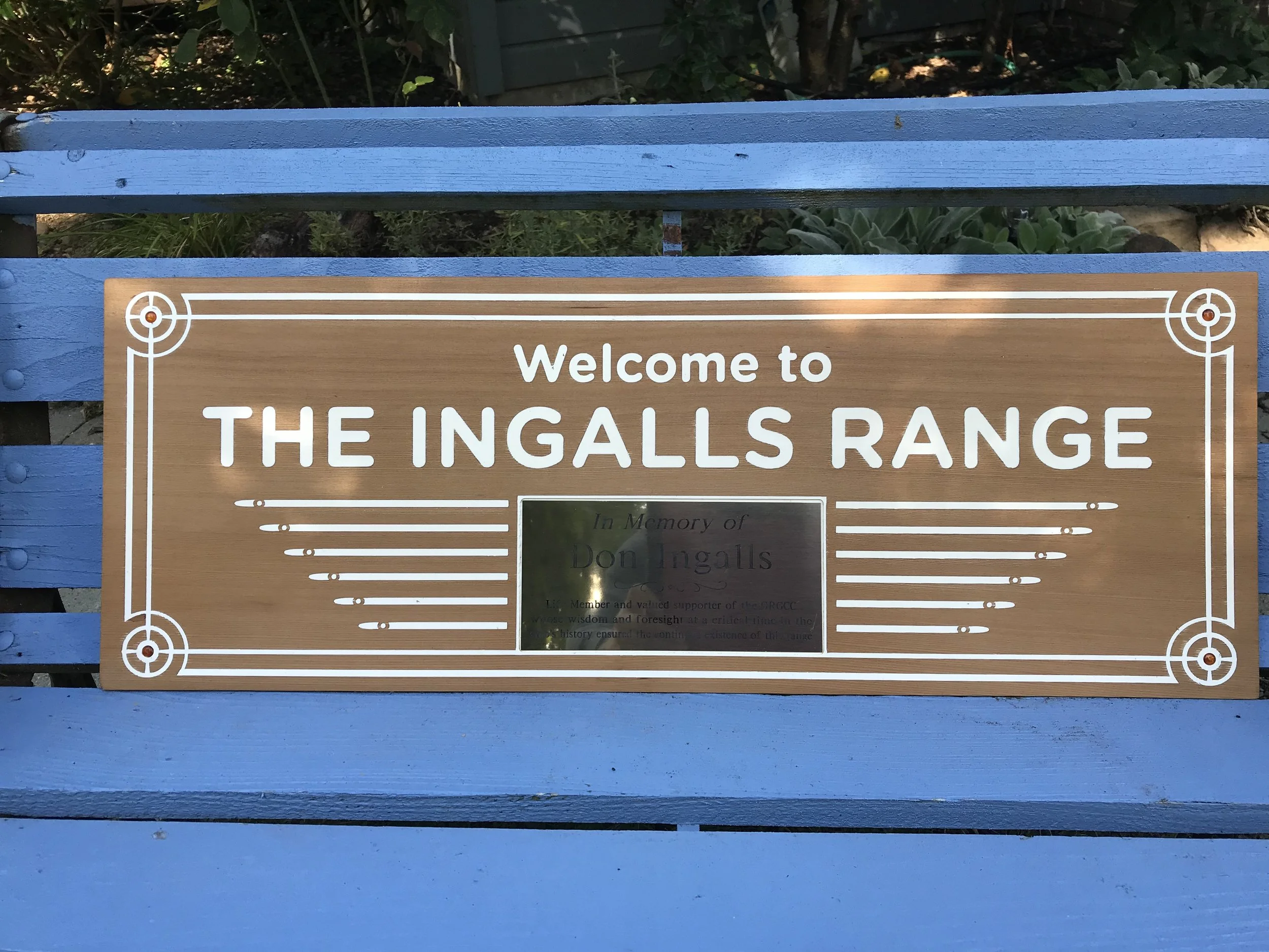  Sign, Cedar, Epoxy Inlay 