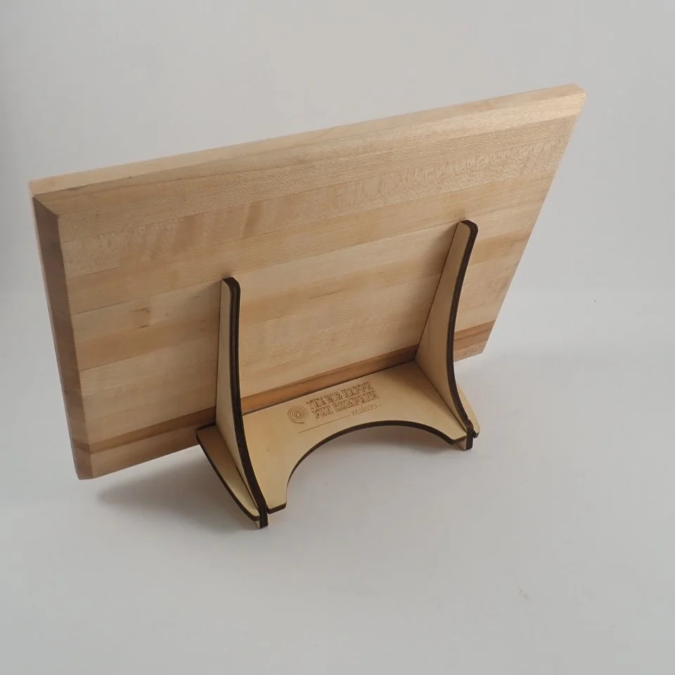 Maple Cutting Board Stand