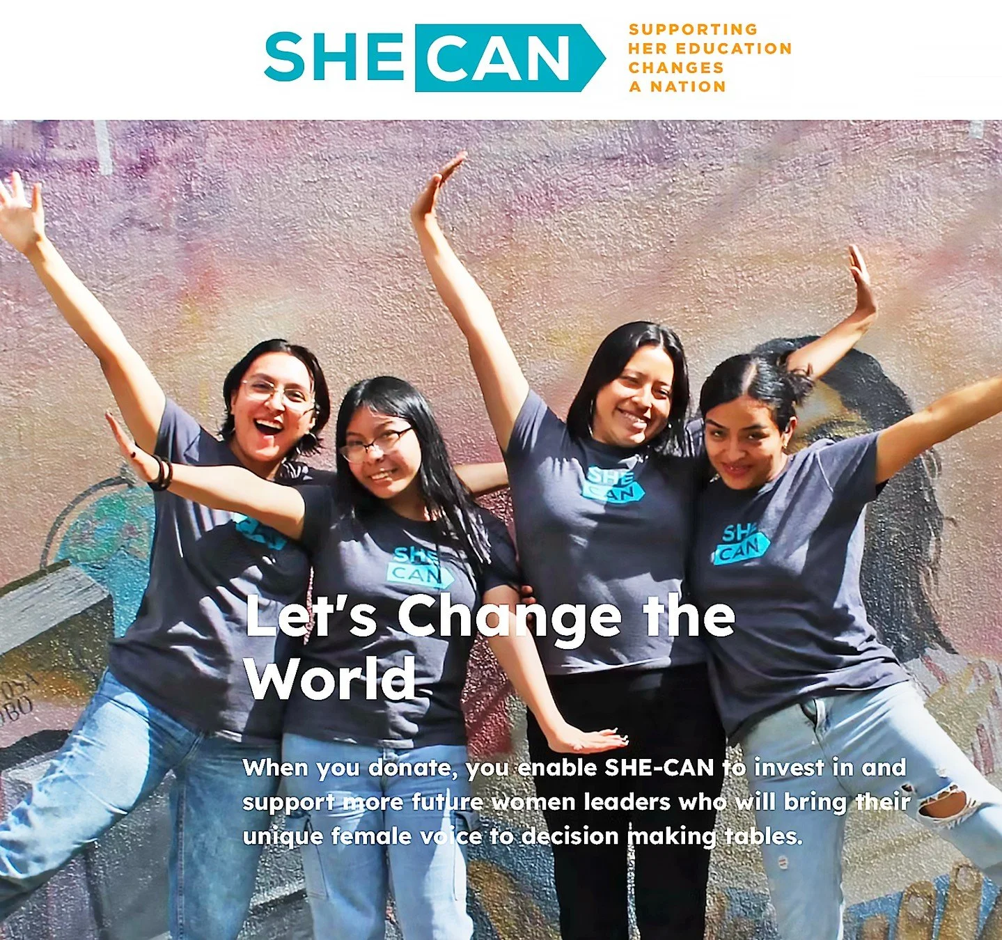 I believe in empowering women through education and support. My commitment to the organization SHE CAN has everything to do with my beliefs and what being a realtor allows me to do. 

@shecanglobal, prepares young ladies from developing countries to 