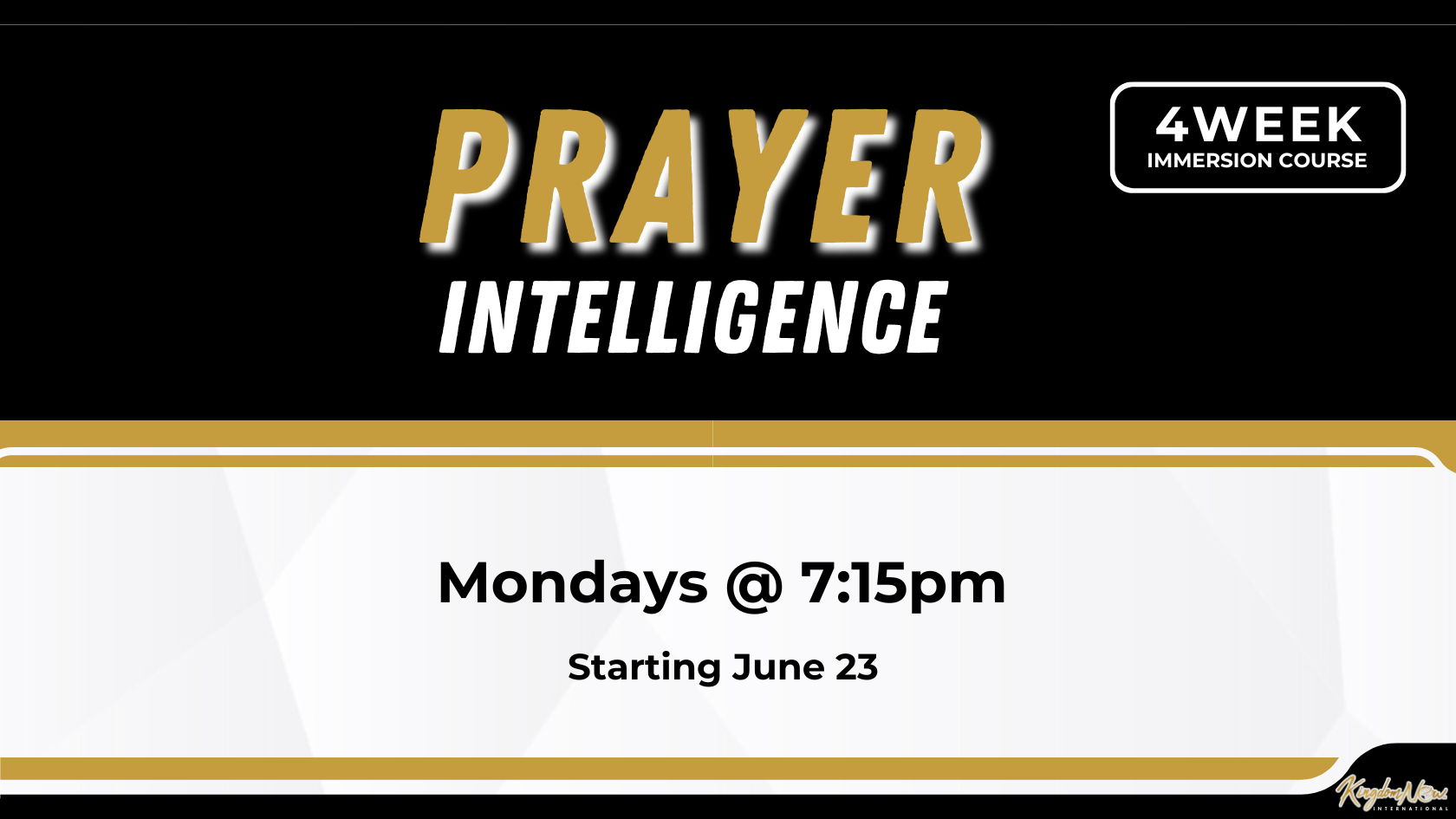 Prayer Intelligence