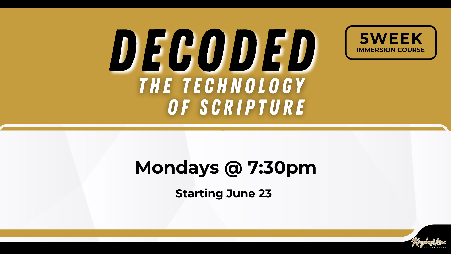 Decoded: Technology of Scripture