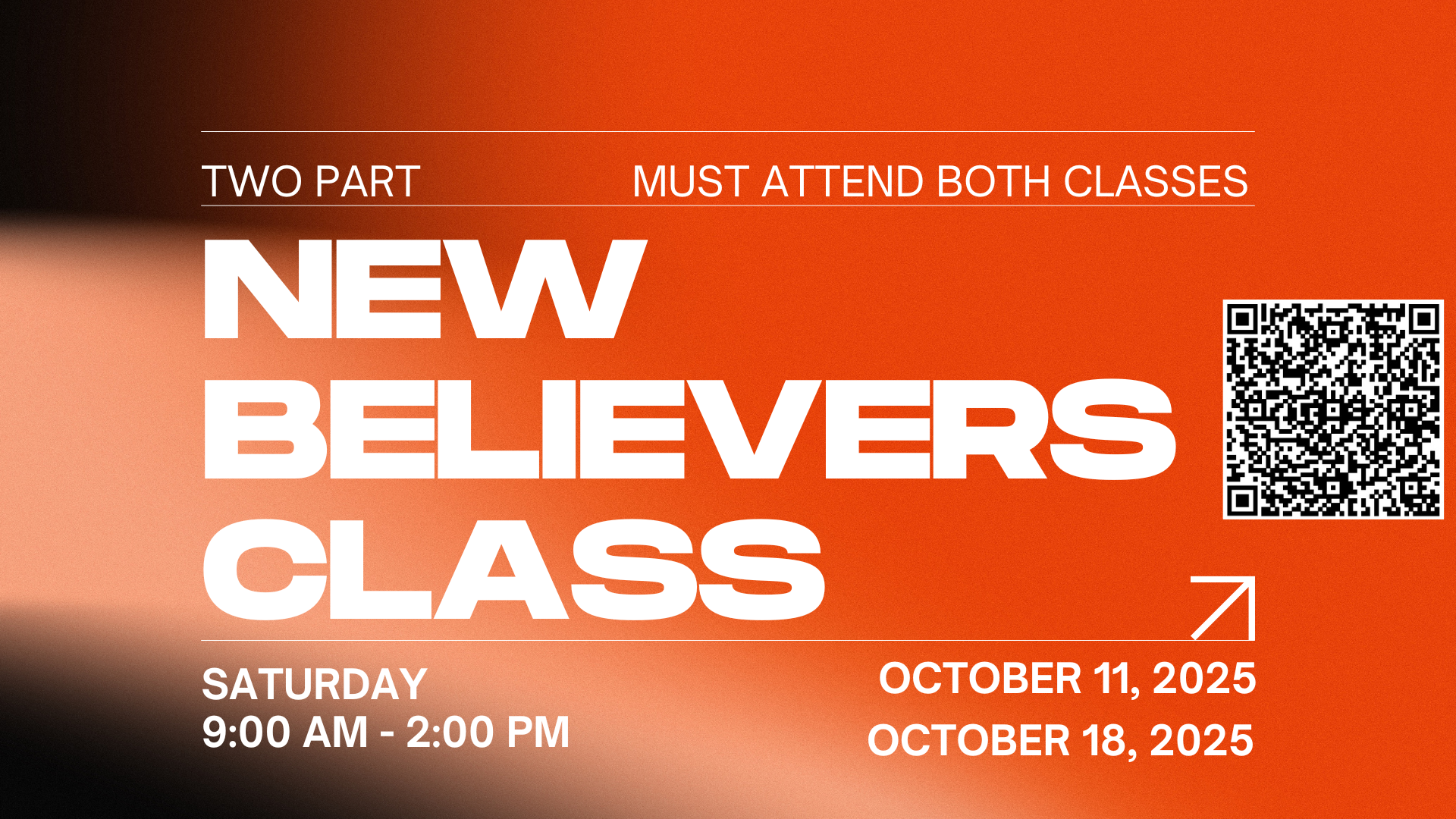 New Believers Classes