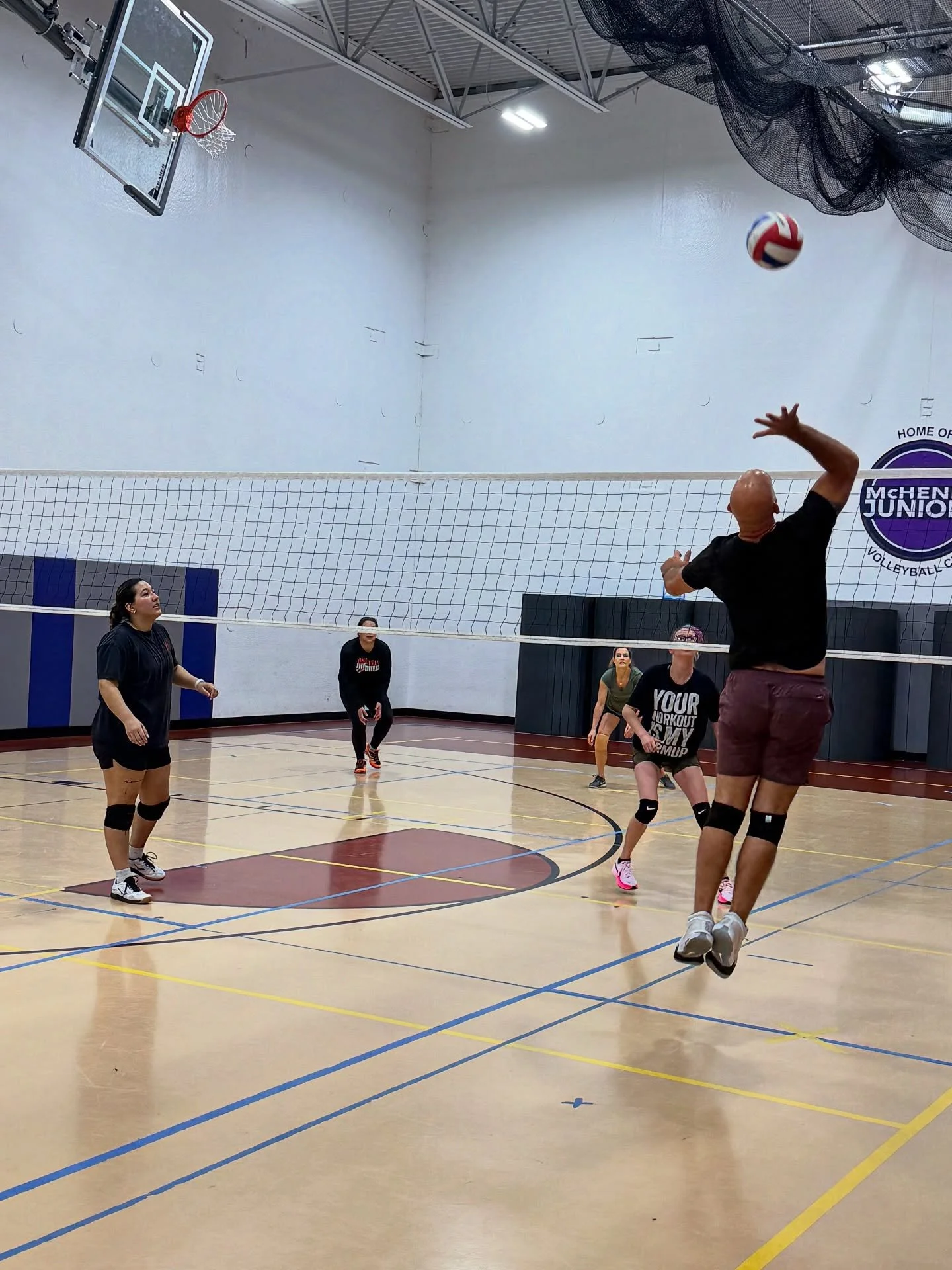 Saturday mornings at the net 🤌 #fccsportsclub