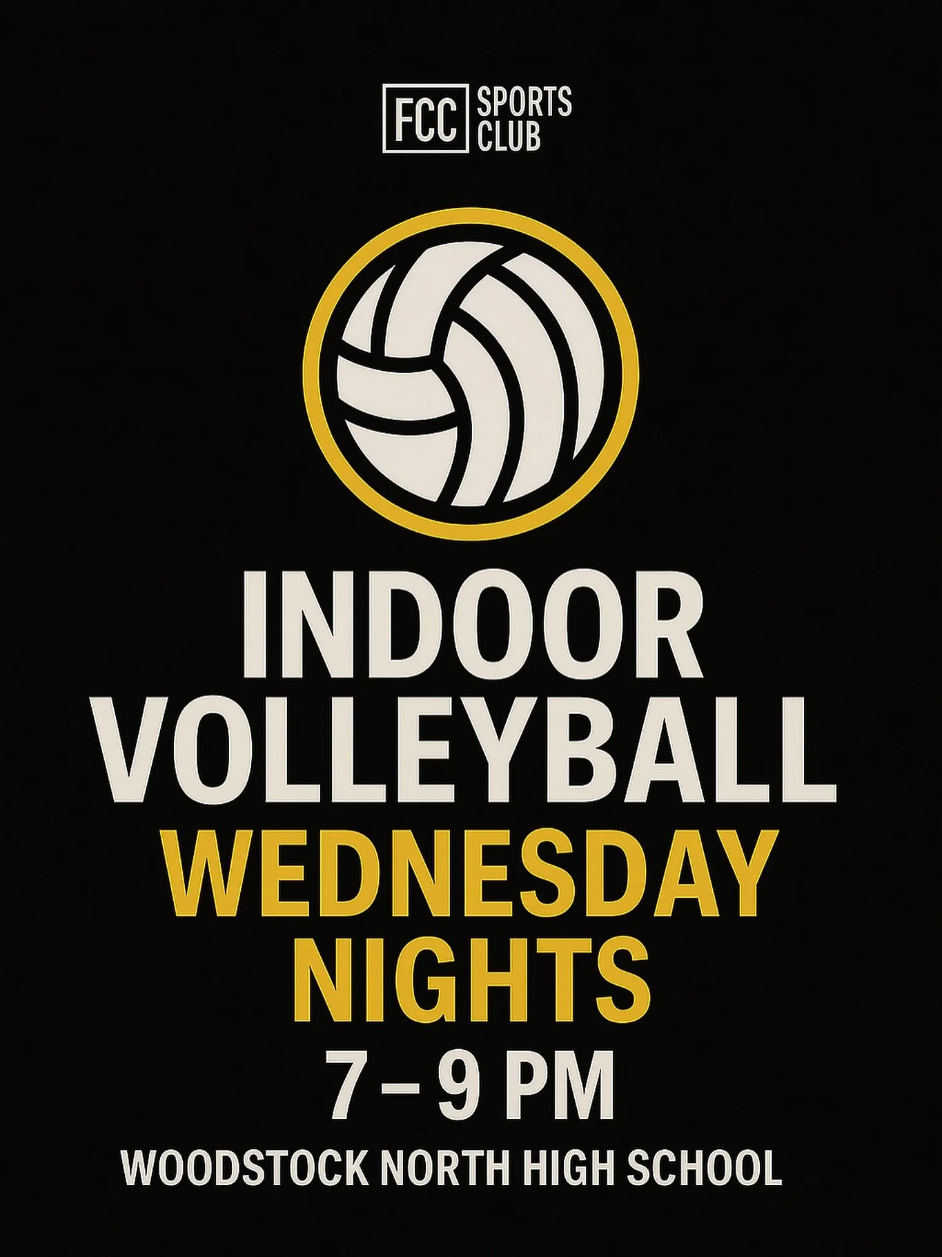 🏐✨ New Series Alert ✨🏐

We&rsquo;re bringing the energy midweek &mdash; join us for Indoor Volleyball every Wednesday night from 7&ndash;9 PM at Woodstock North High School starting Nov 5th 💪

📍 Woodstock North High School
⏰ Wednesdays | 7&ndash;