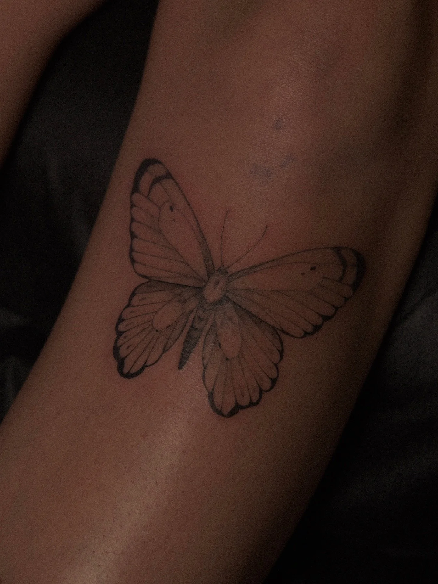 Butterfly flash piece done @theterracestudio