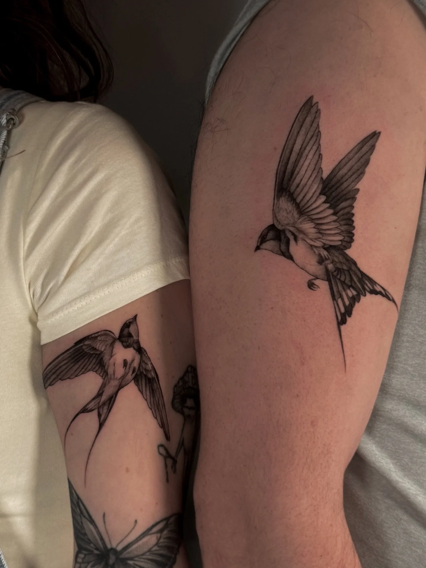 Some classic swallows done @theterracestudio