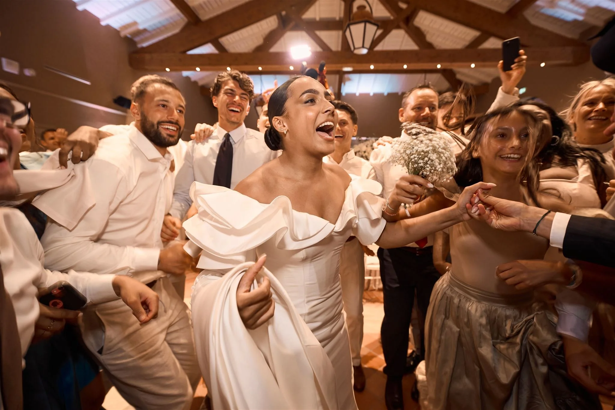 Fête de mariage au château de Larraldia