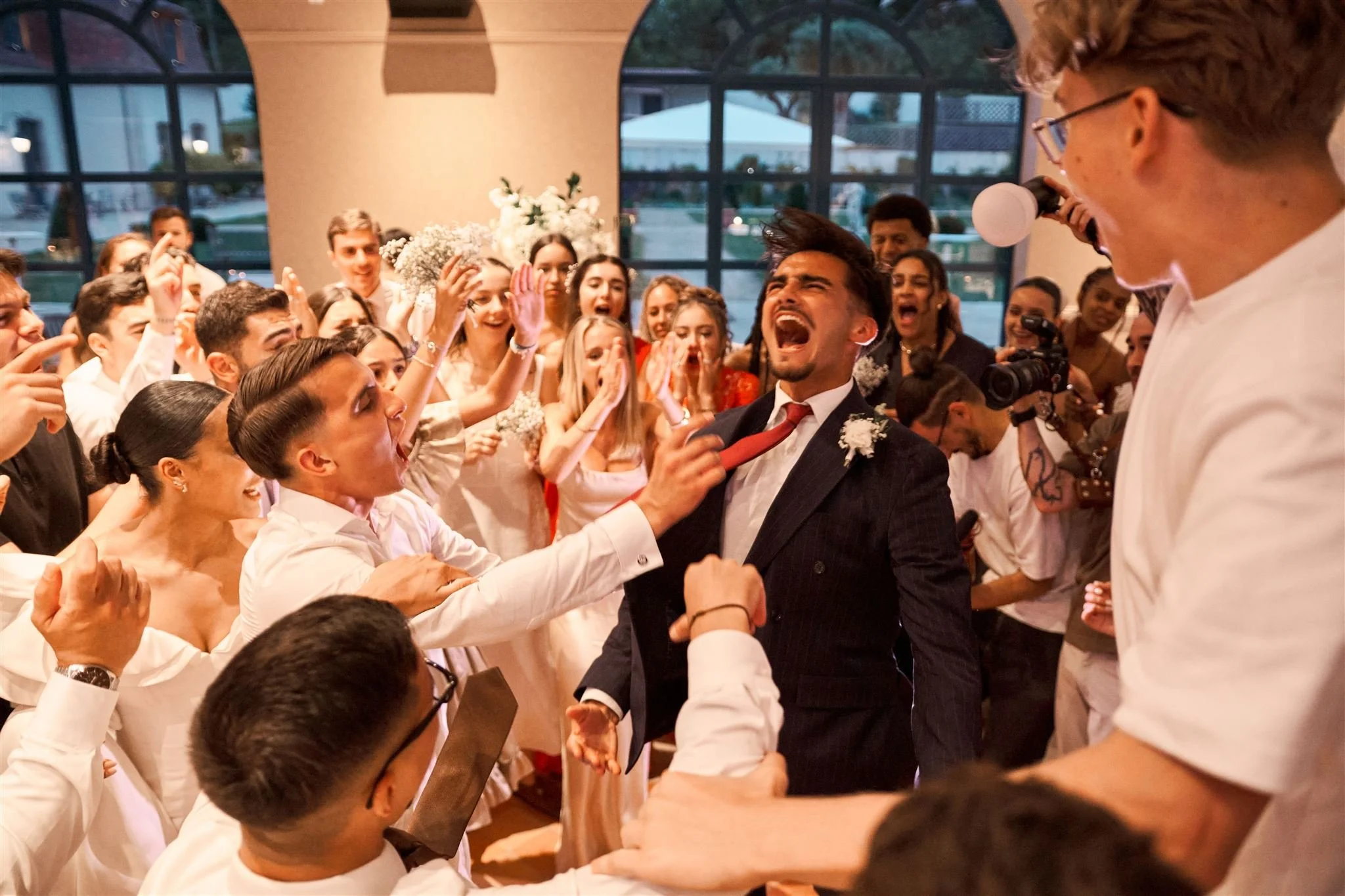 Fête de mariage au château de Larraldia