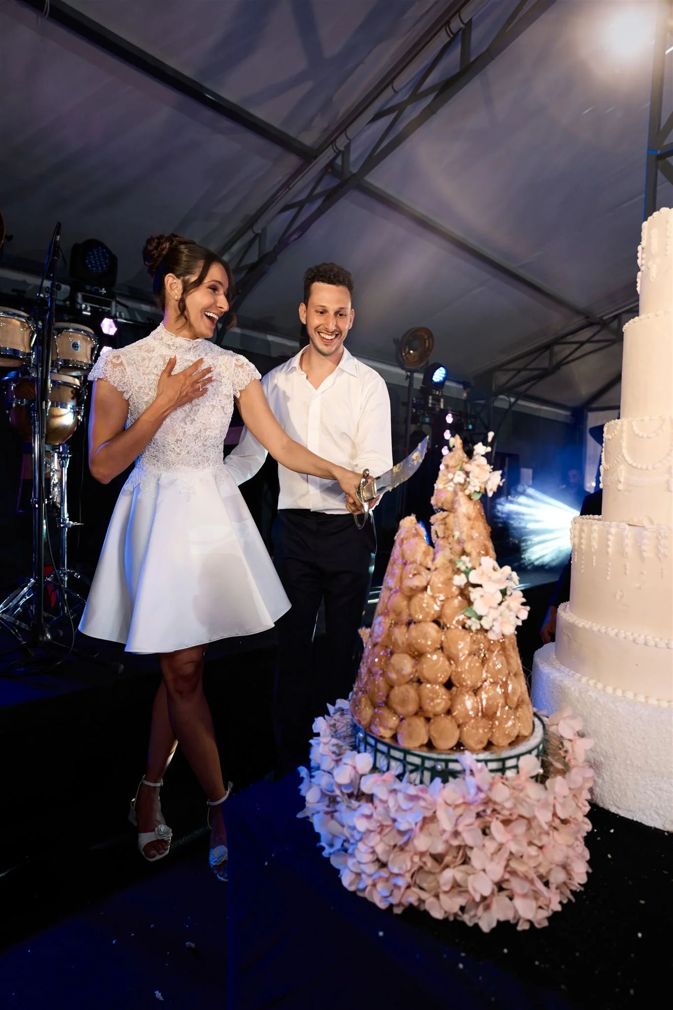 Gateau lors d'un mariage juif