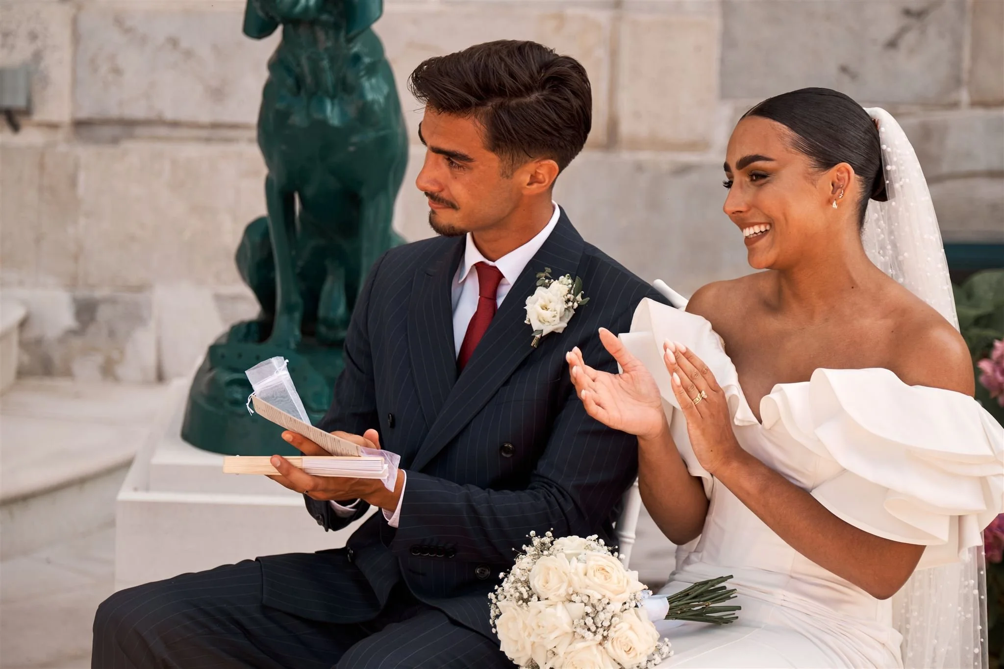 Cérémonie laïque de mariage au château de Larraldia
