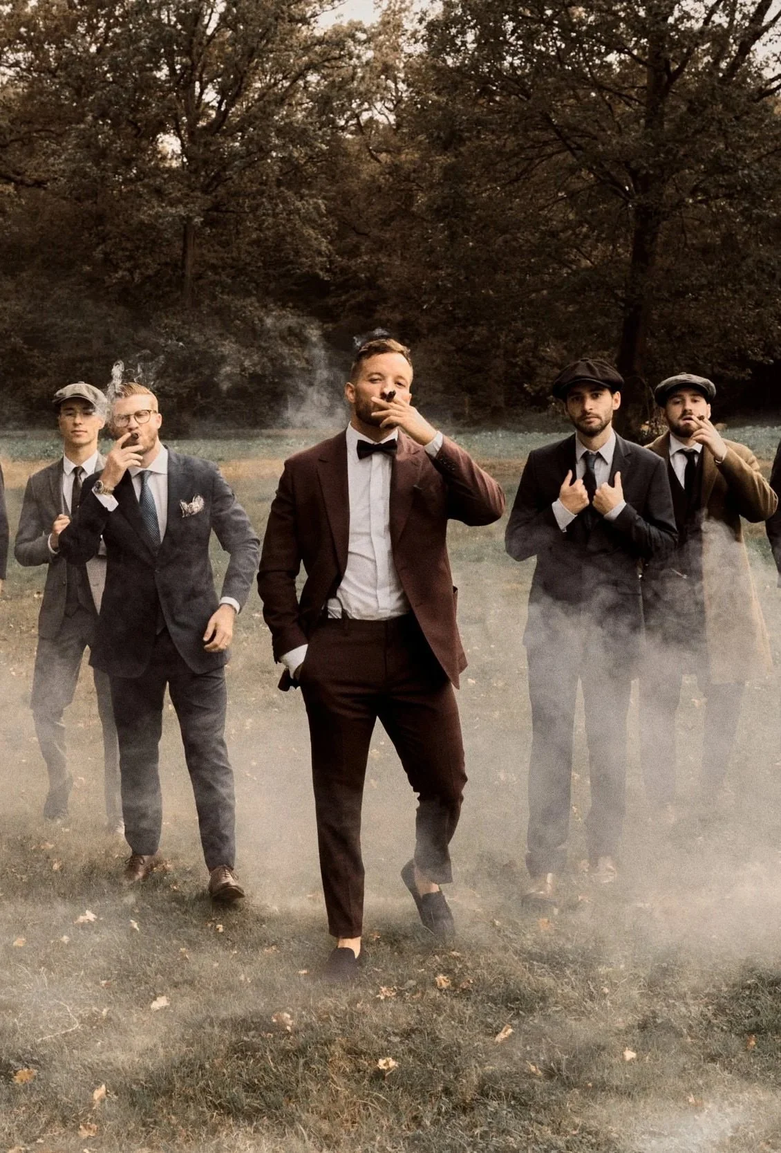 une photo de mariage peaky blinders