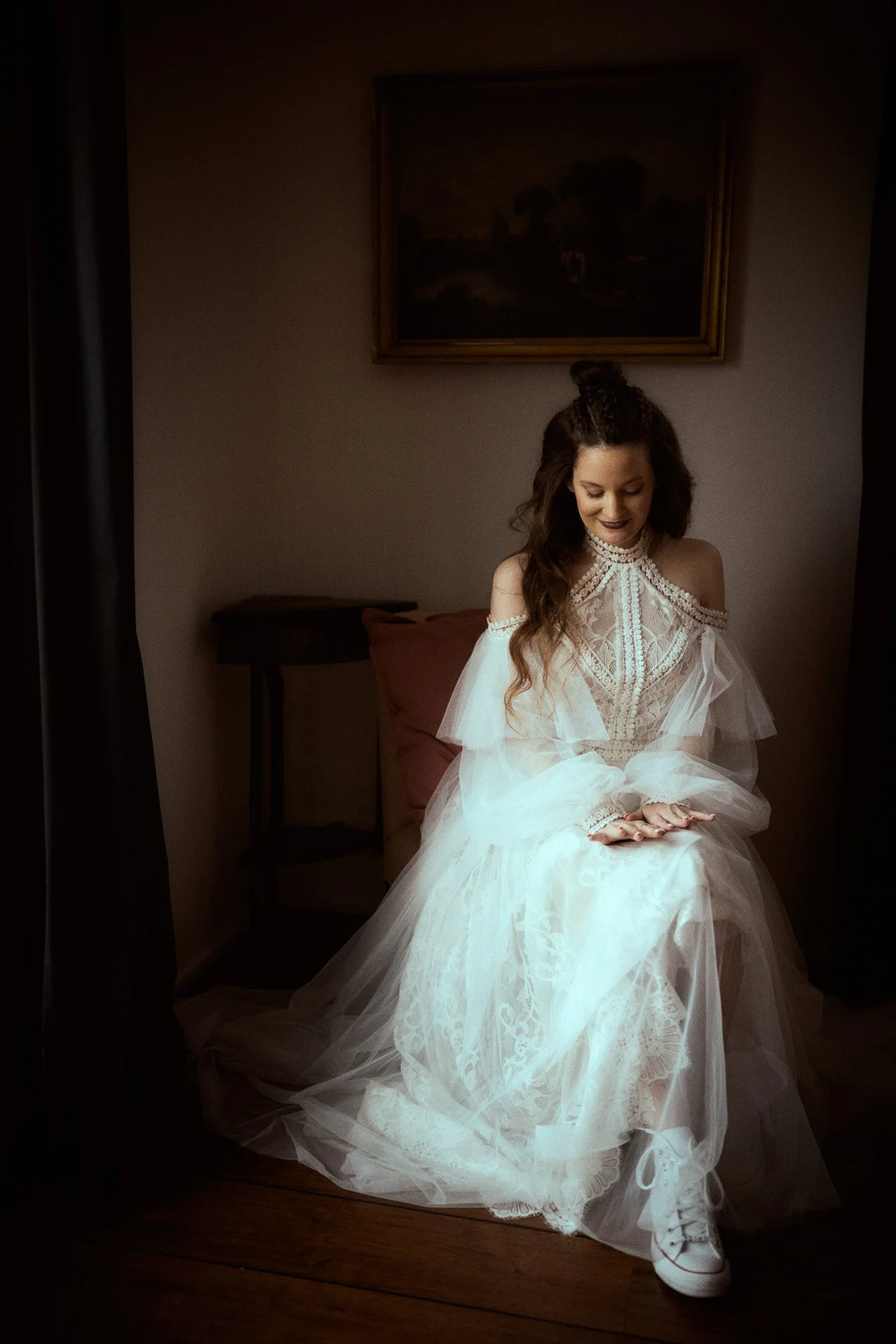 Préparatifs d'une mariée