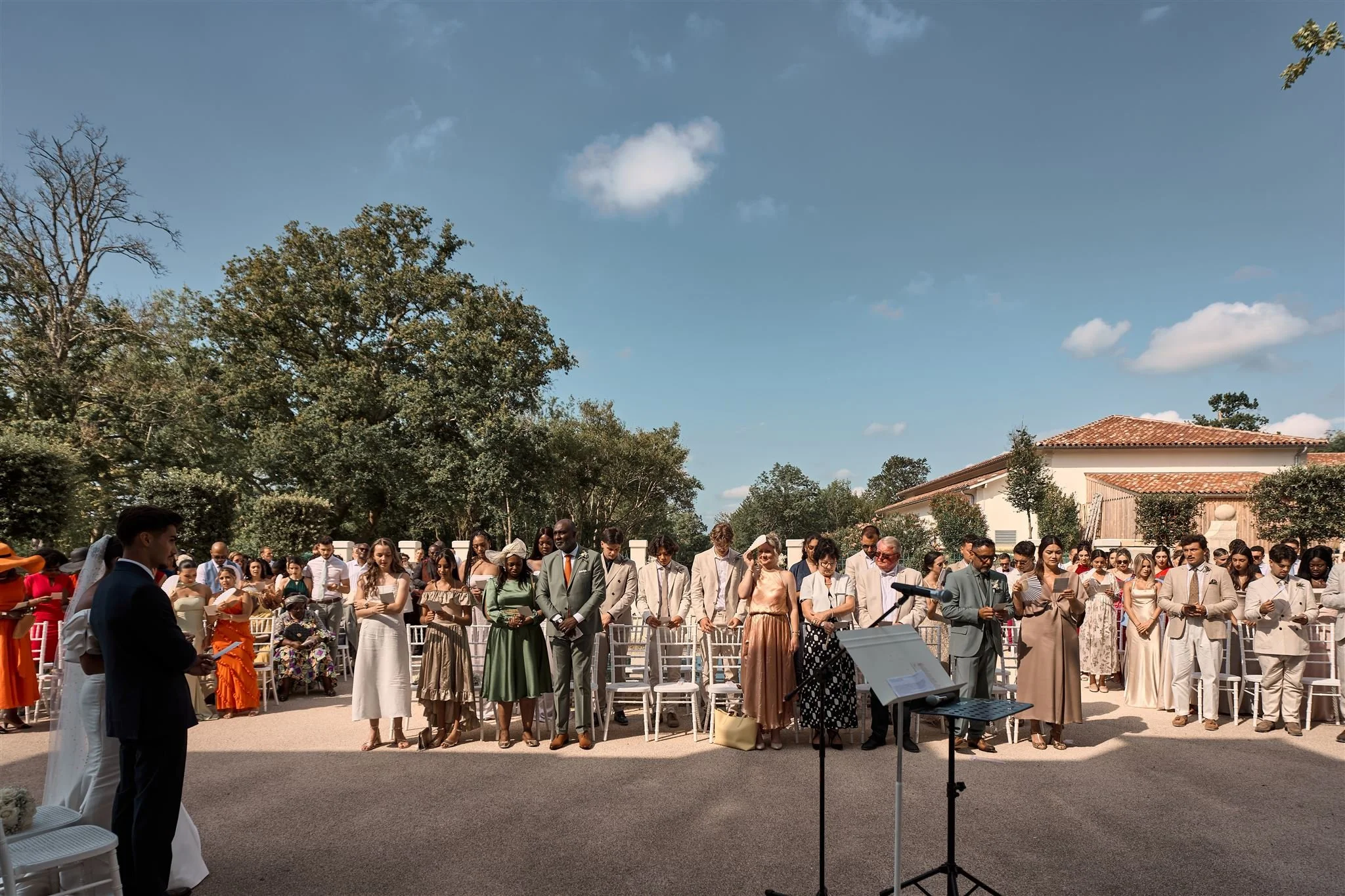 Cérémonie laïque de mariage au château de Larraldia
