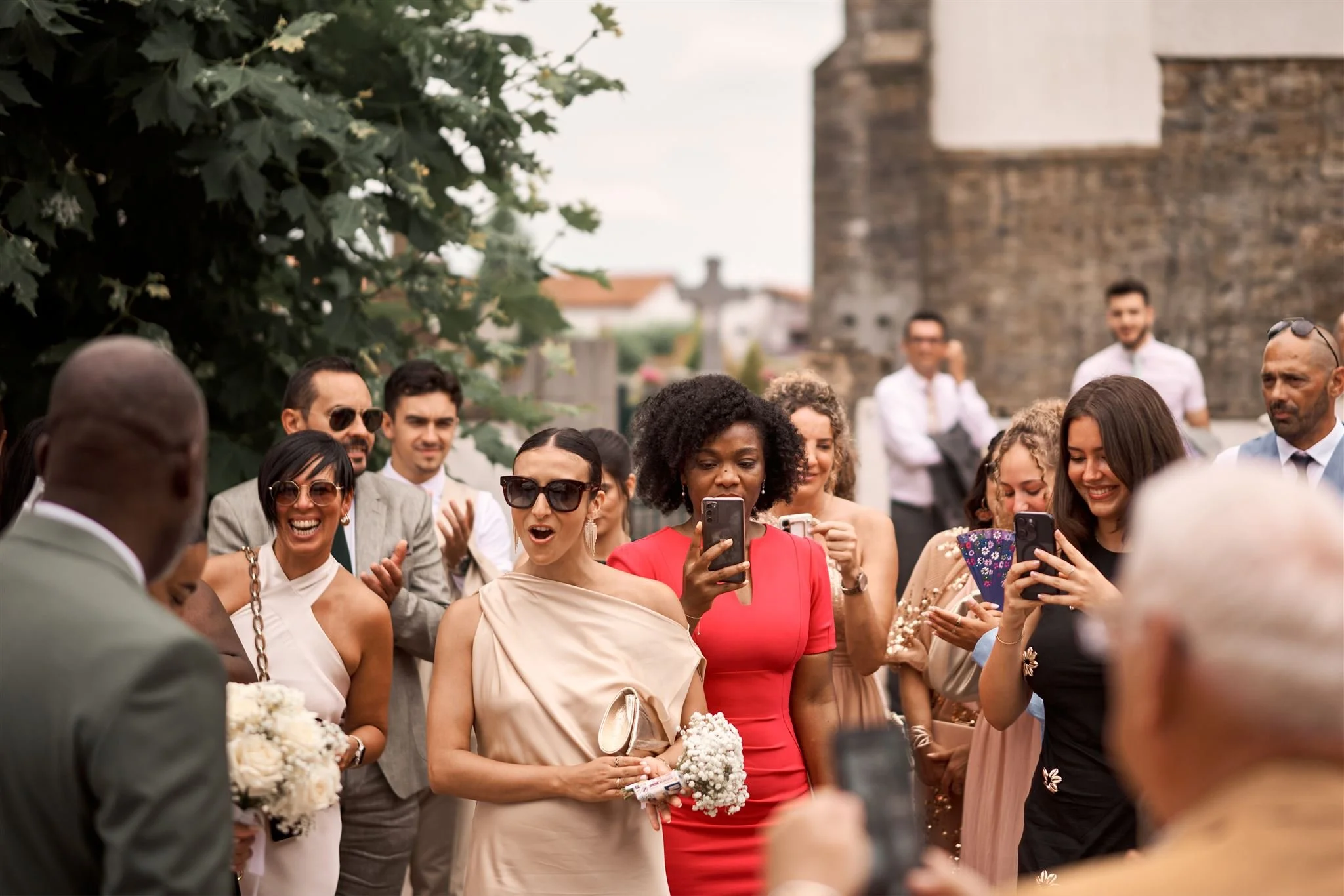 mariage à la mairie de Villefranque