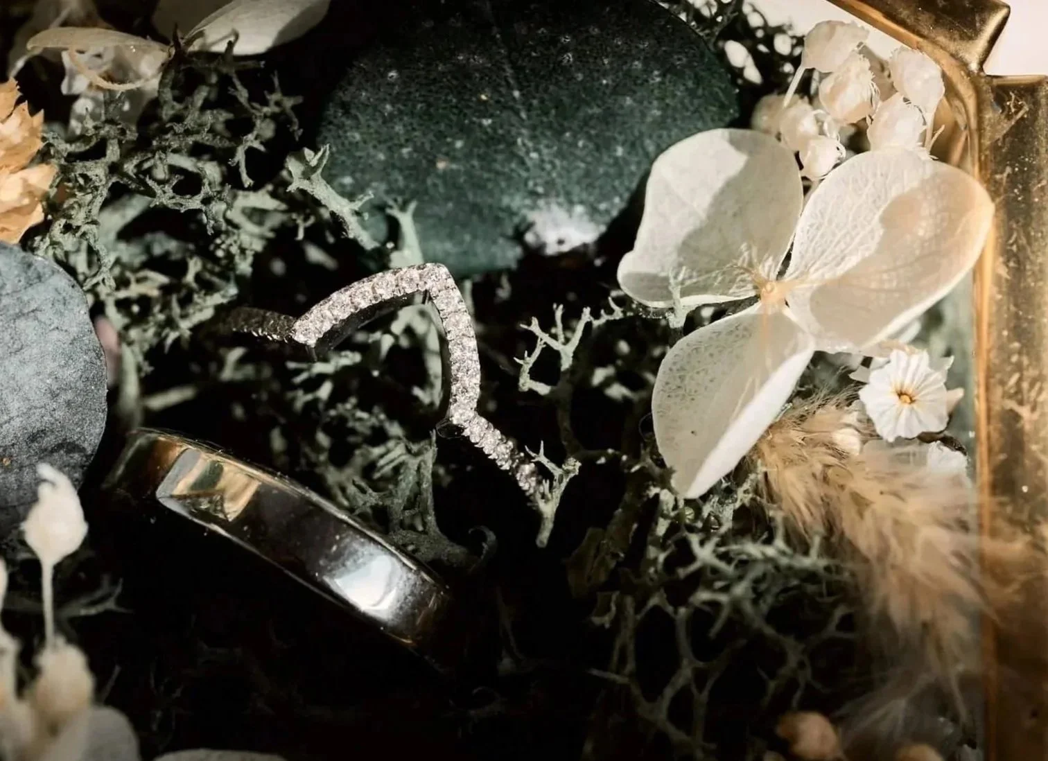 une photo d'alliance de mariage