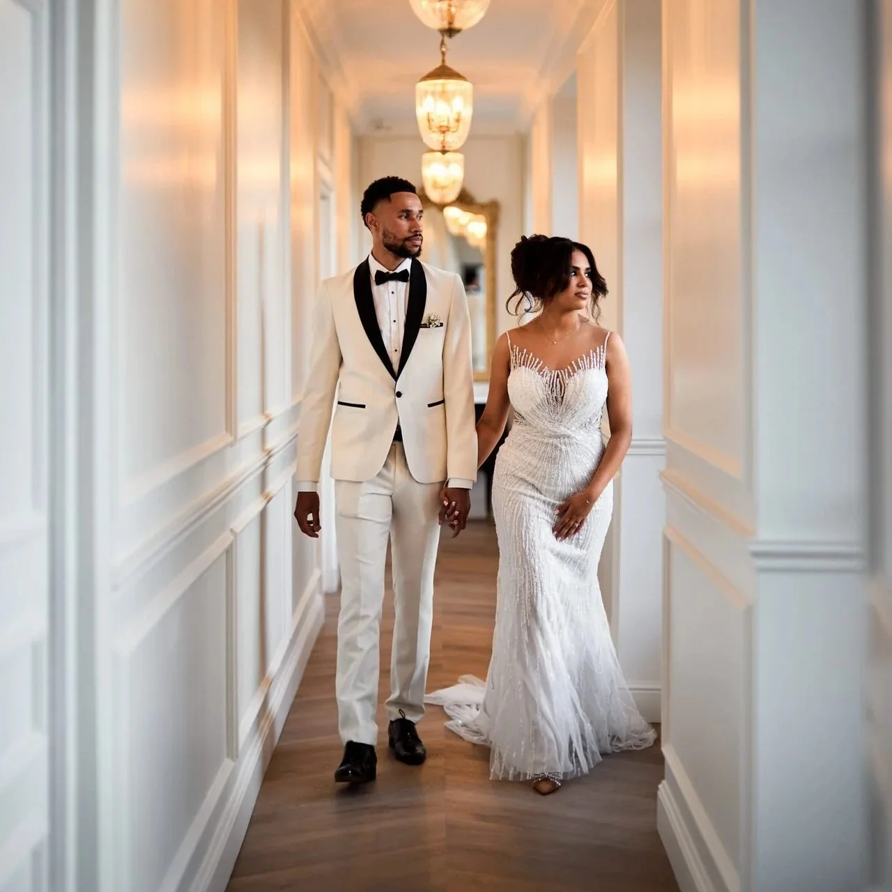Une photo d'un reportage de mariage