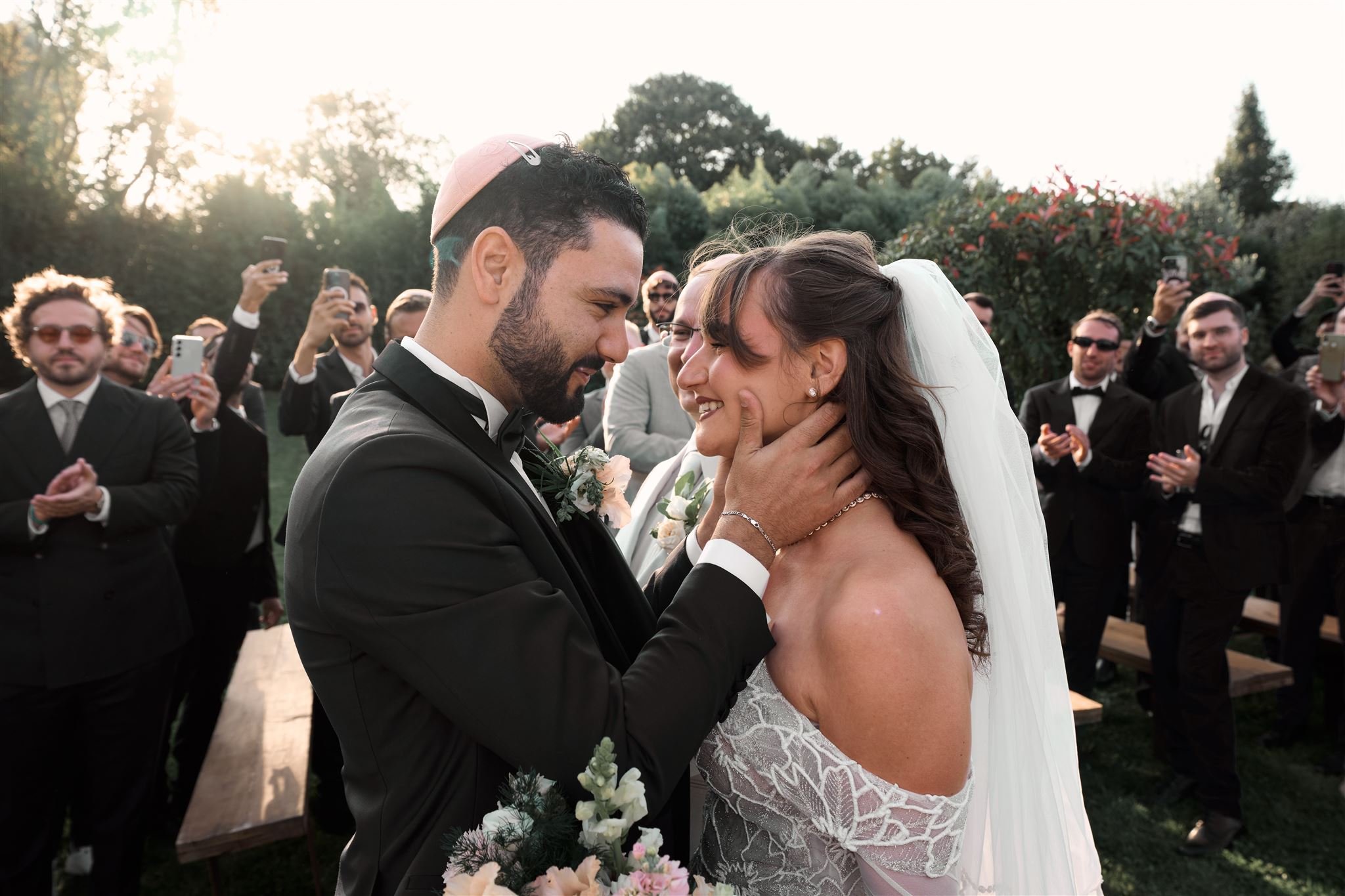 le badeken lors d'un mariage juif