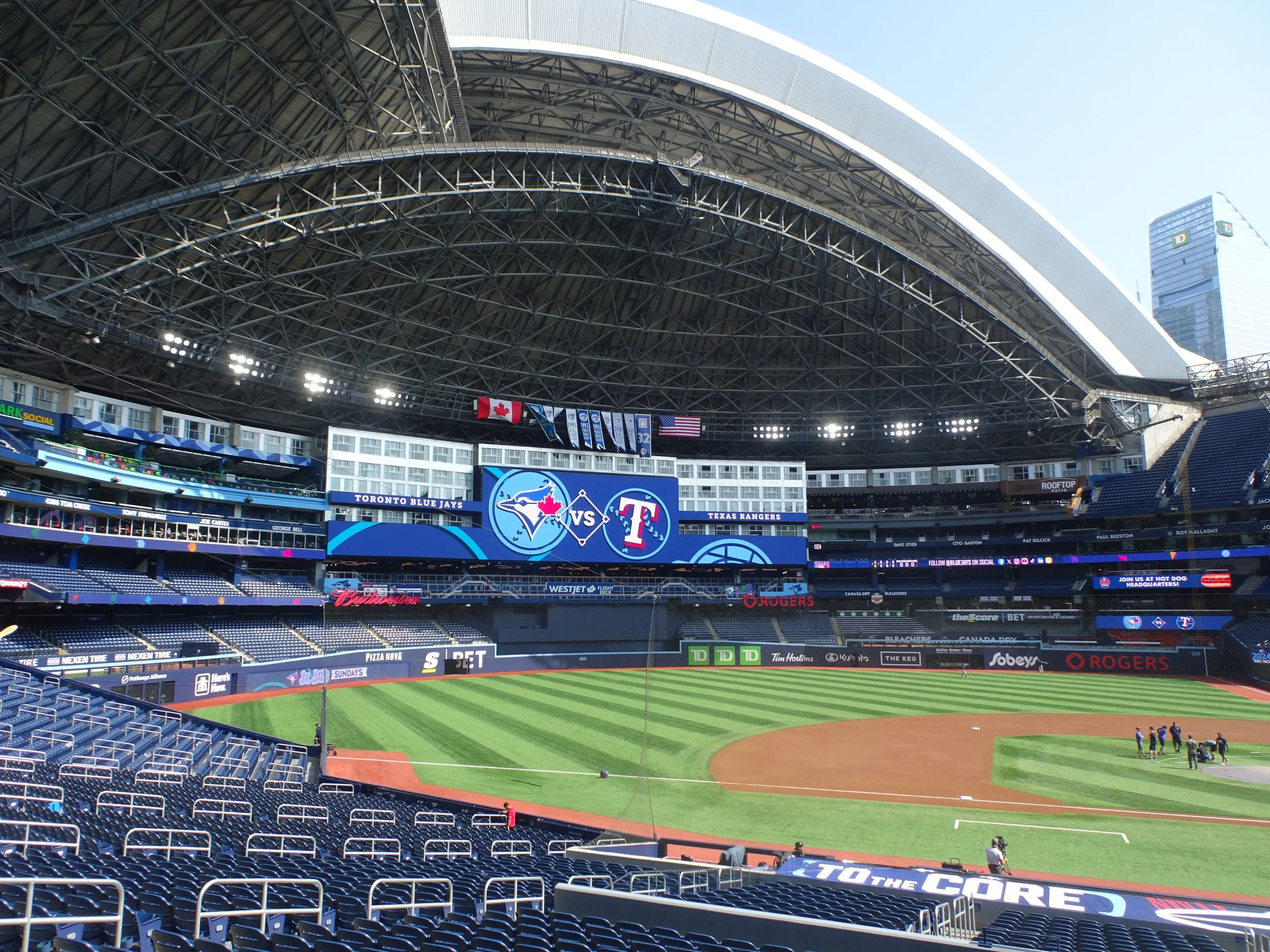  The view from left field. 