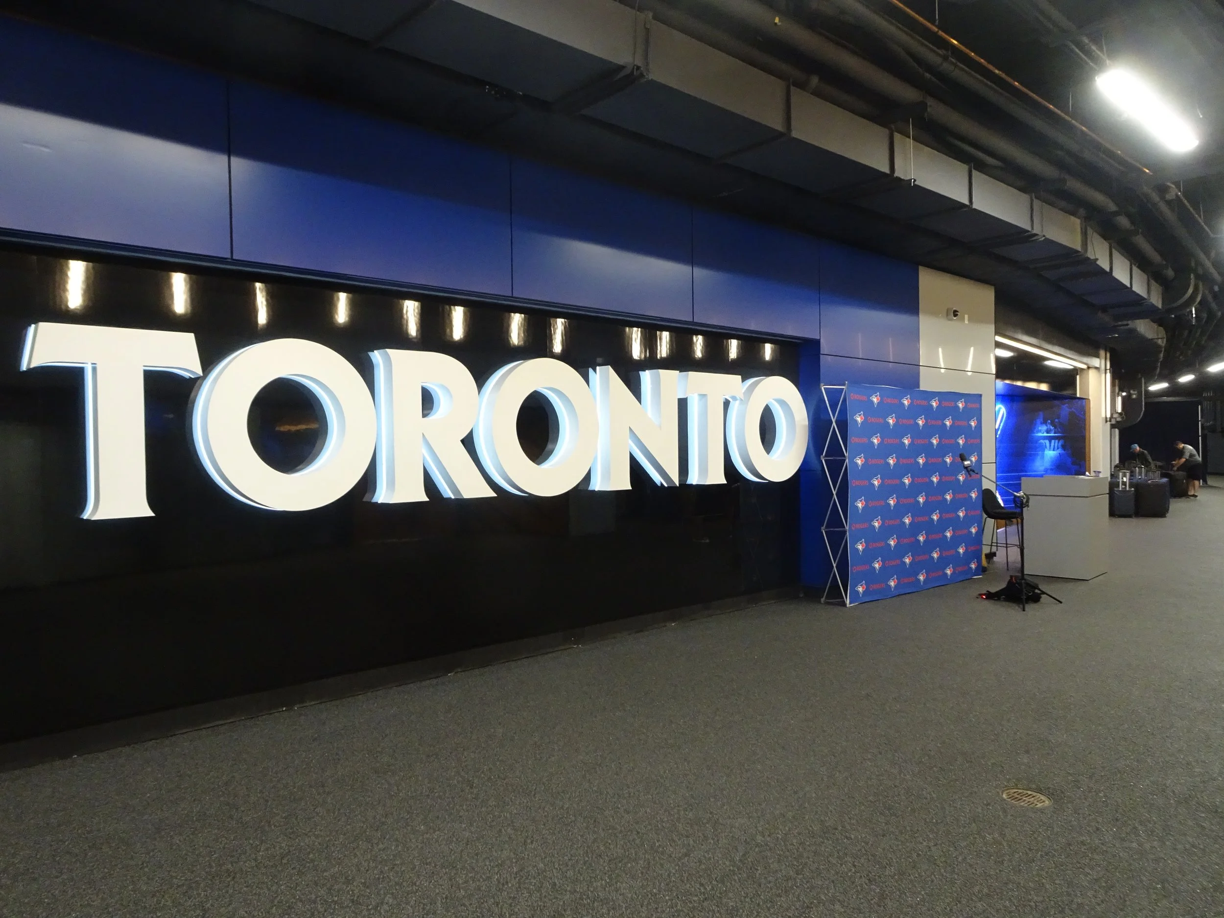   Blue Jays Clubhouse Entrance  – The Blue Jays debuted a renovated clubhouse before the 2024 season, the largest in baseball at the time.&nbsp; The entrance is one of the classiest you’ll see around the game. 