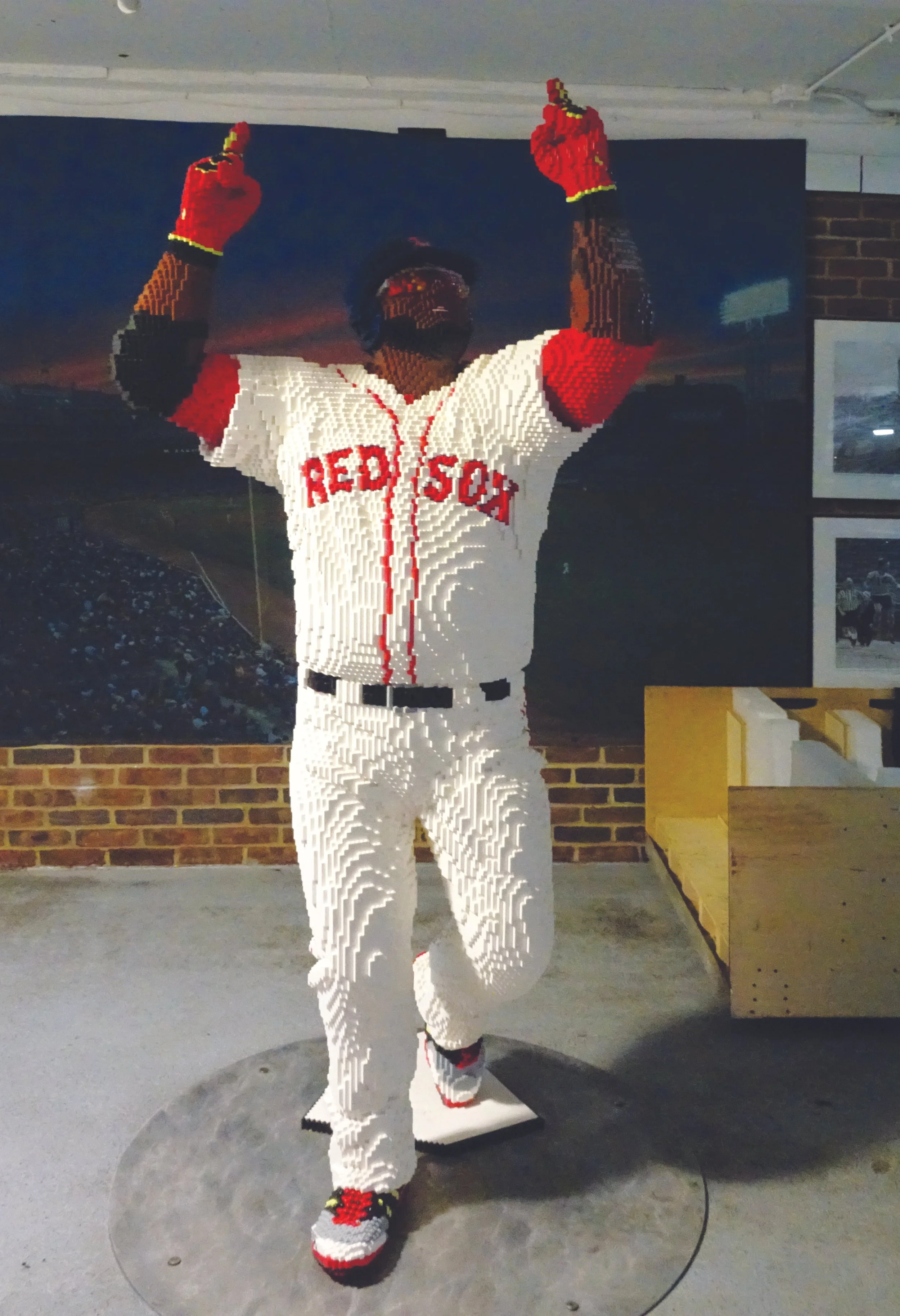   Big Papi, in Lego Form!  – Hall of Famer David Ortiz was honored with a life-size Lego Big Papi for the 2017 season at Fenway Park! 