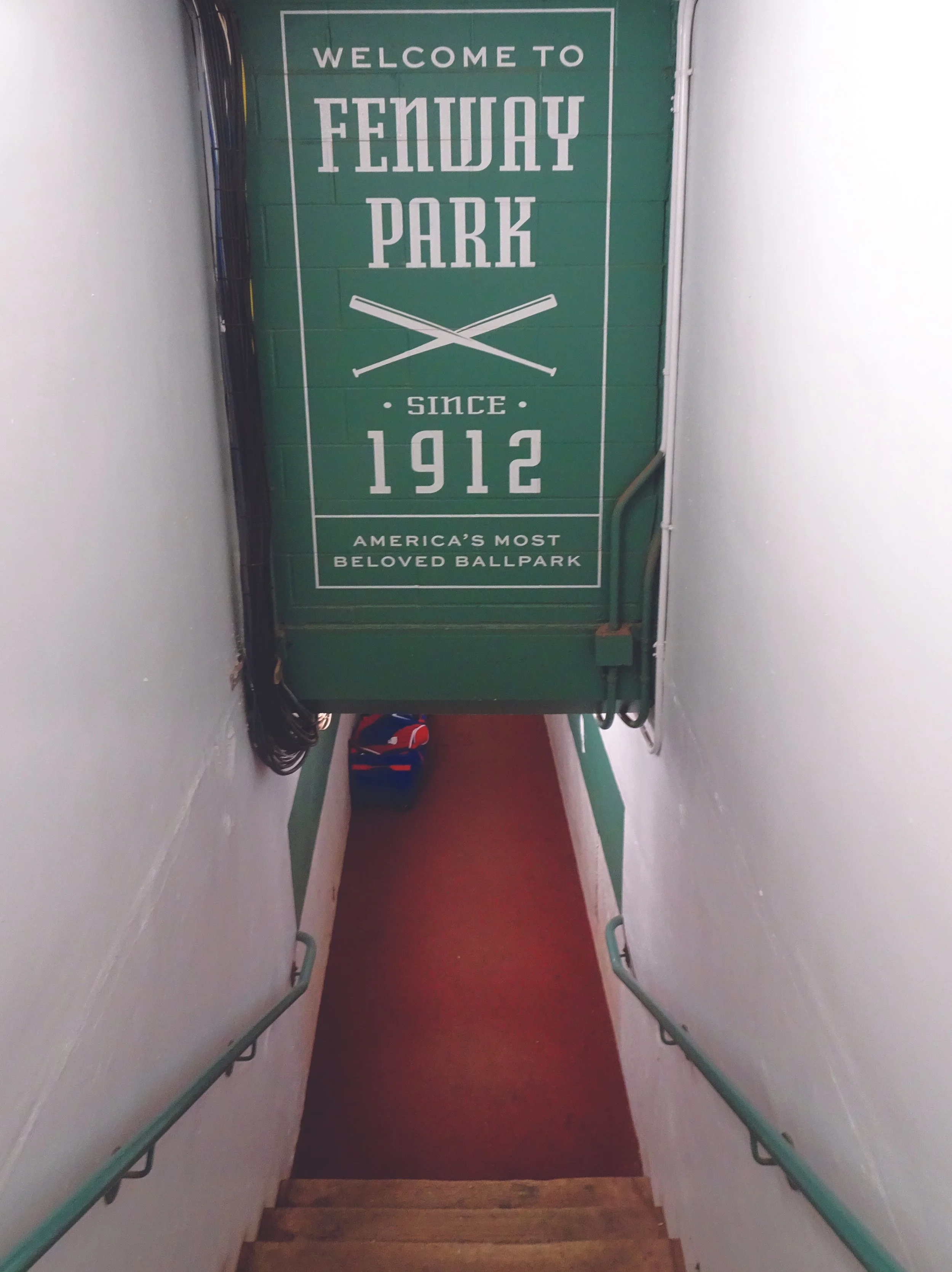   The Skinniest Tunnel! –  The walk for visiting players, coaches and staff from the clubhouse to the dugout may be the tightest in all of baseball. 