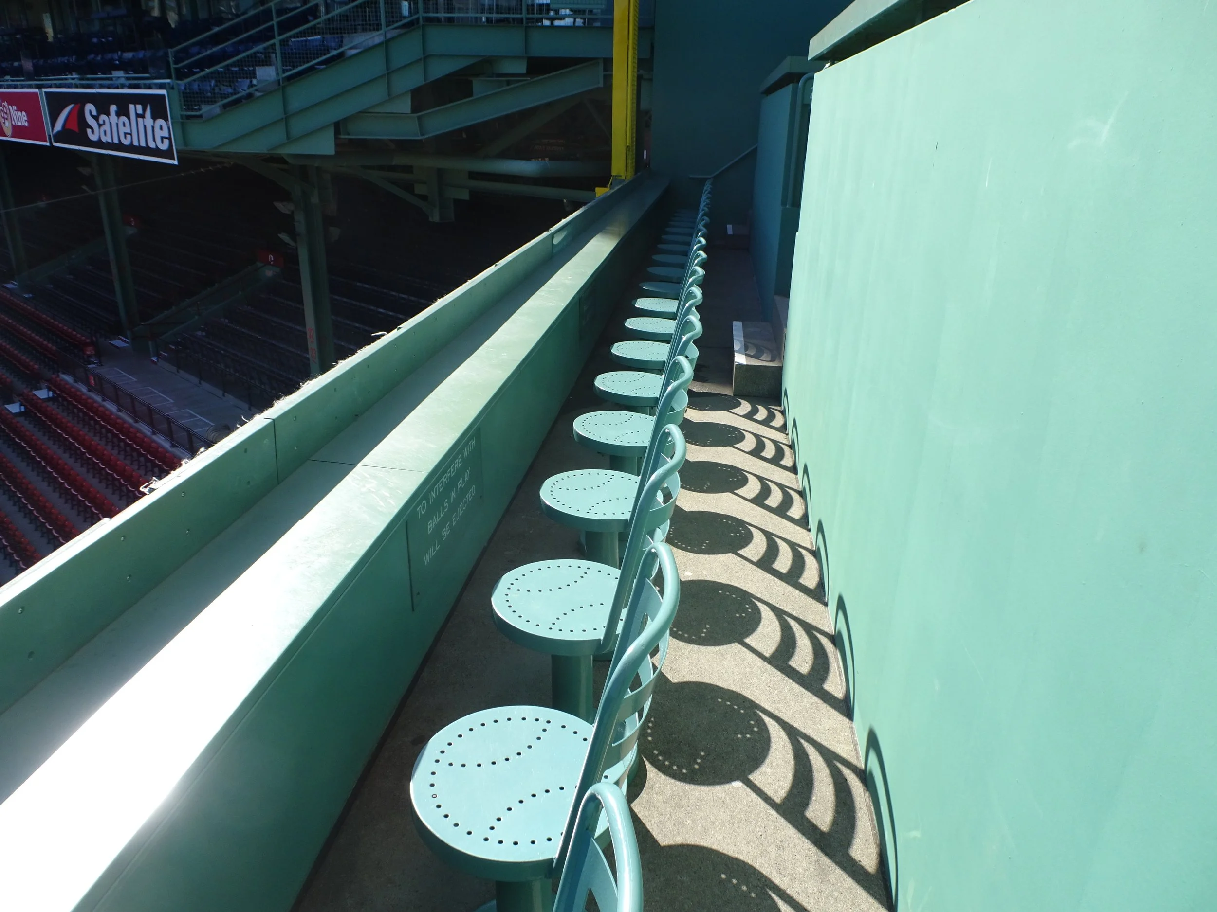   The Seats on the Monster  – Ever wonder what the seats look like atop the Monster?&nbsp; Here you go! 