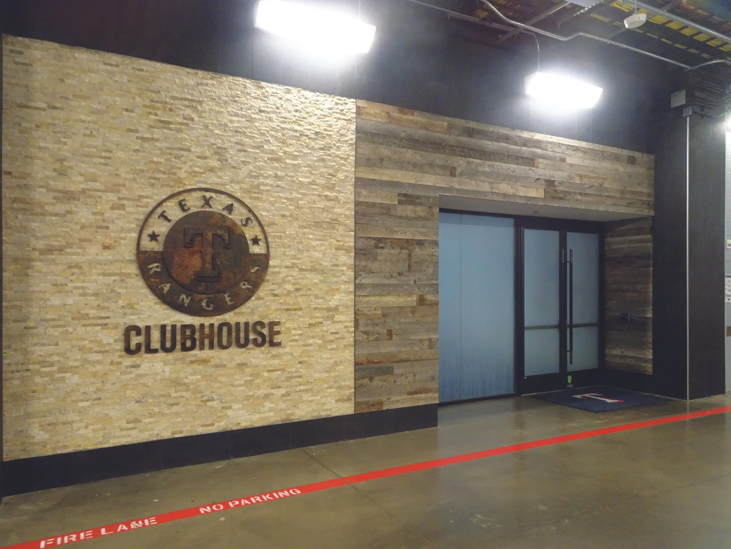  The Home Clubhouse – One of the nicest home clubhouses in all of baseball has one of the classiest entrances. 