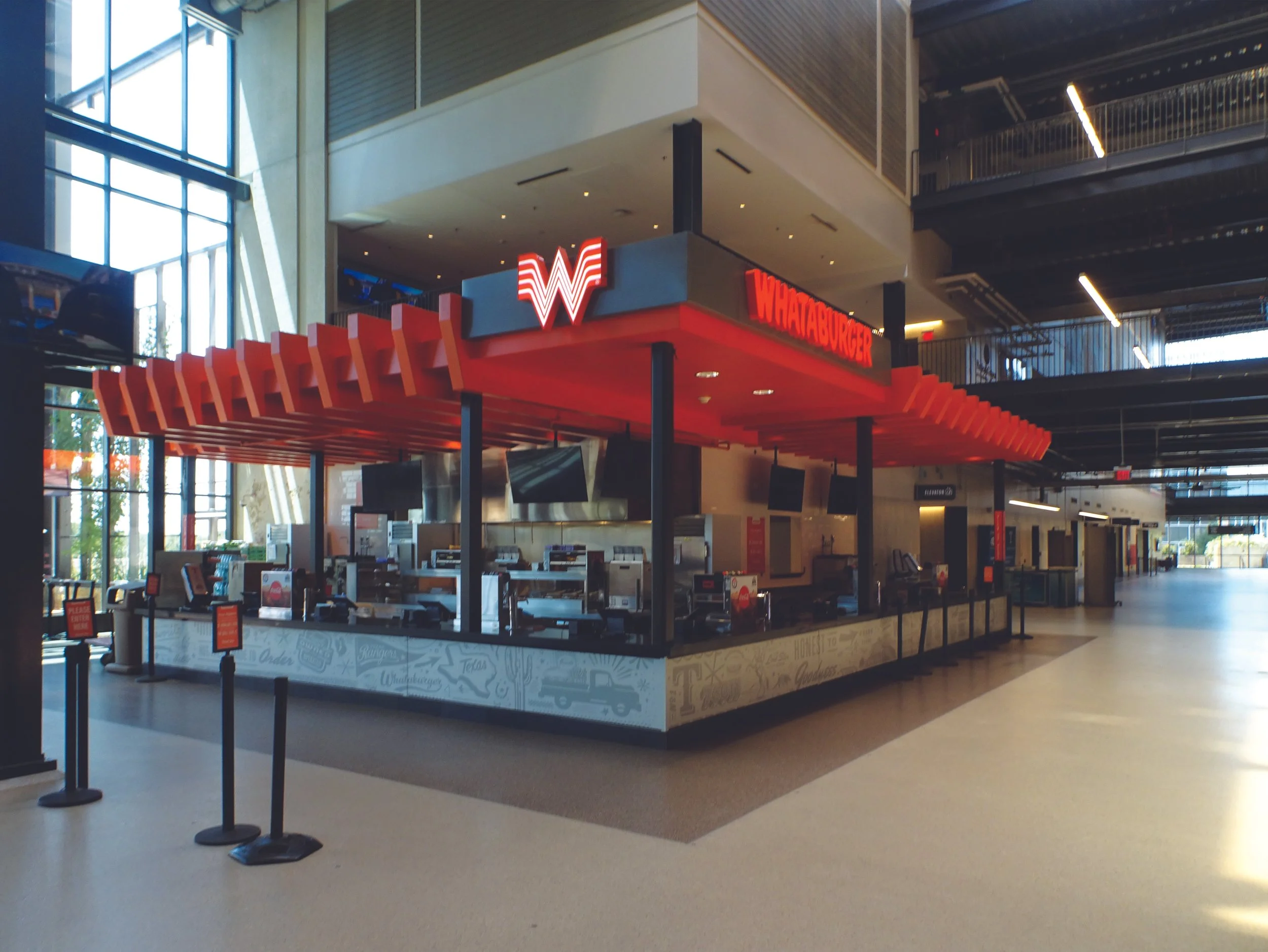  Whataburger! – A Texas staple, Whataburger can be found along the third base concourse. 