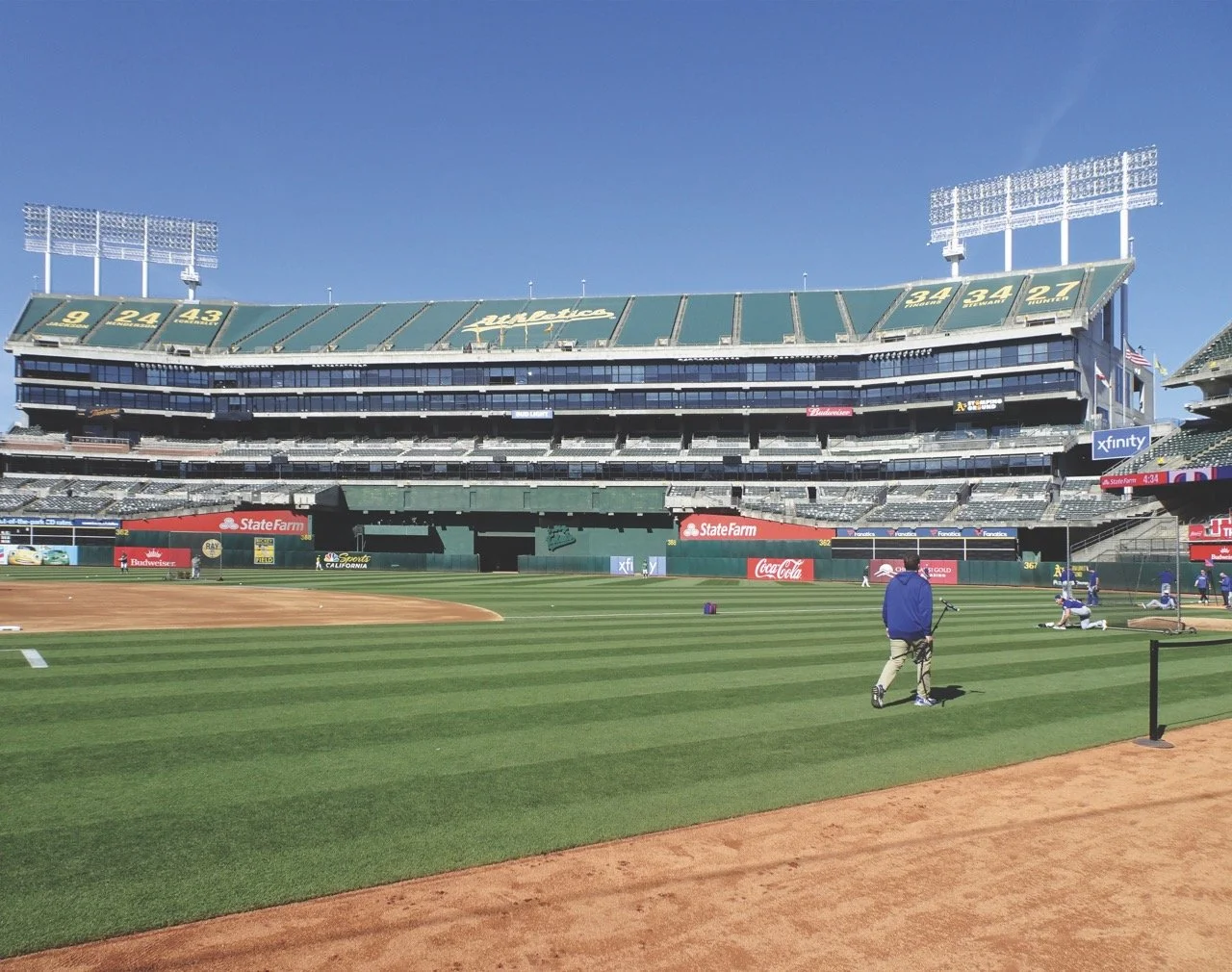  Foul Territory and Mount Davis&nbsp;– Far and away the most foul territory in the history of baseball (I have not confirmed this but I’d be stunned to see more foul territory anywhere, ever!), the Coliseum made for the most thrilling foul popups you