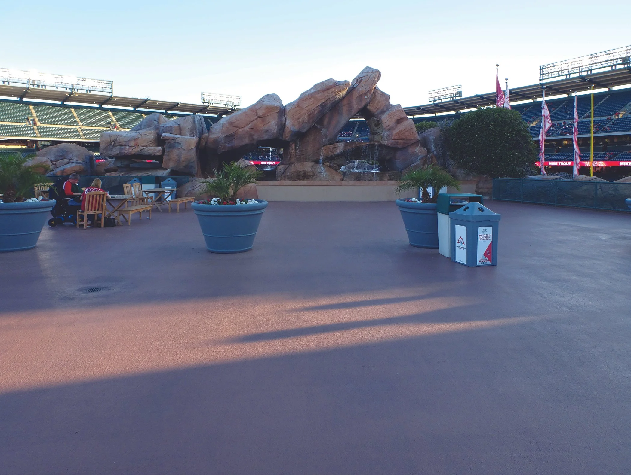  The Rock Pile – Nicknamed the “California Spectacular”, the rock pile is full of shooting water cannons, geysers and fireworks! The Disney creation has significantly enhanced the fan experience at Angels games.&nbsp; 