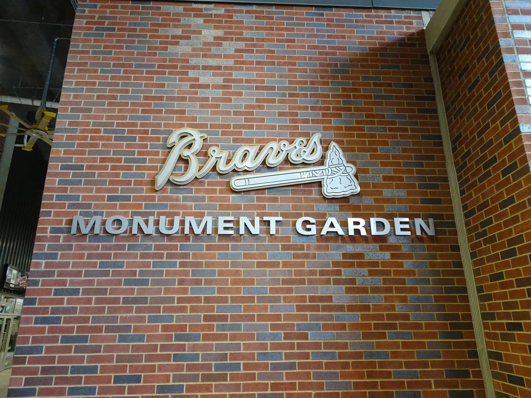  Monument Garden runs along the main concourse behind home plate. You will see some of the best pieces of memorabilia in the history of the Braves.&nbsp;&nbsp; 