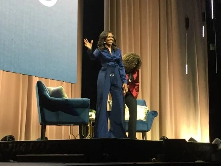 An Evening with Michelle: Her message of self-empowerment to women—young and old—spoke a truth across generations, centering it as the theme for the evening.