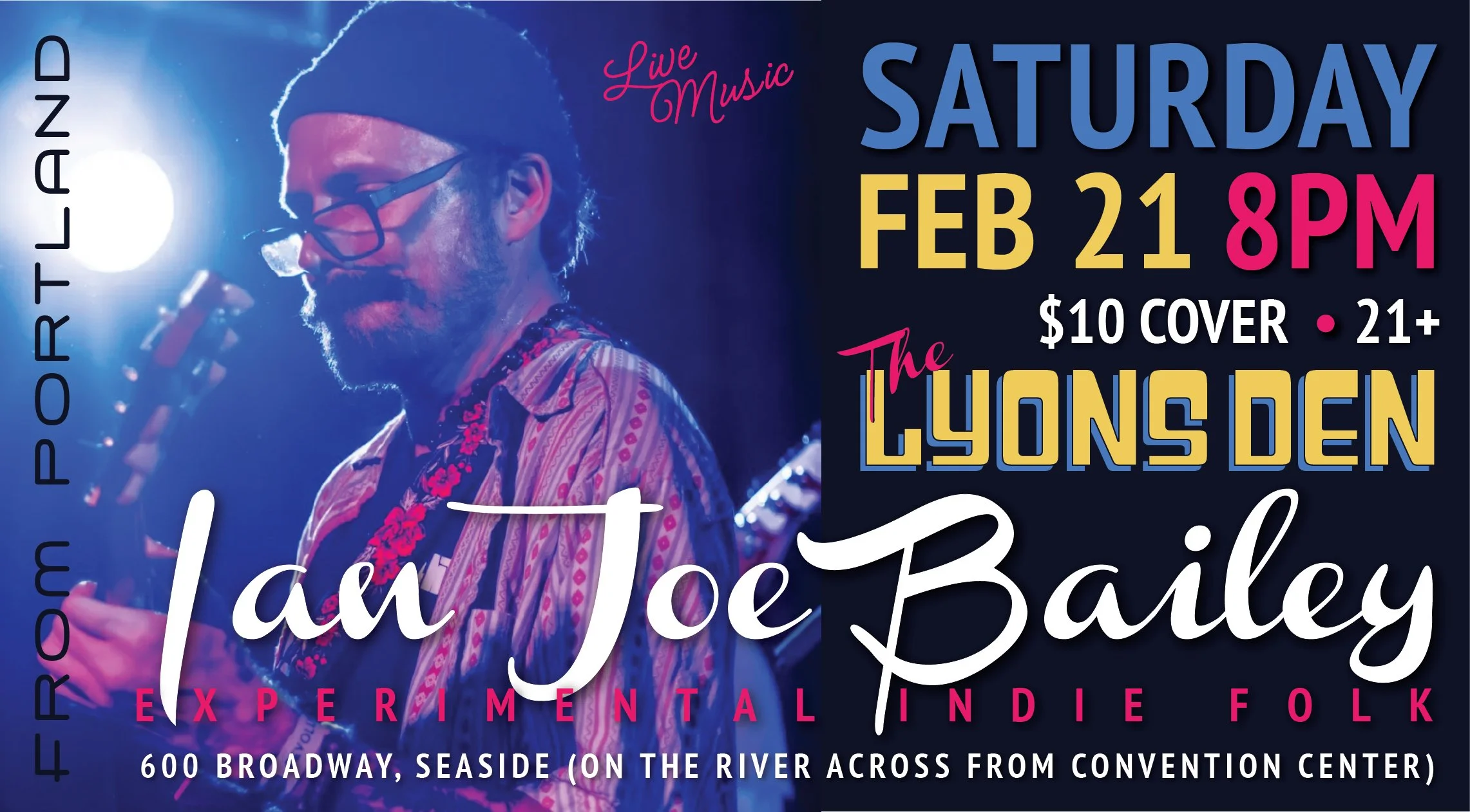 Ian Joe Bailey Event Flyer