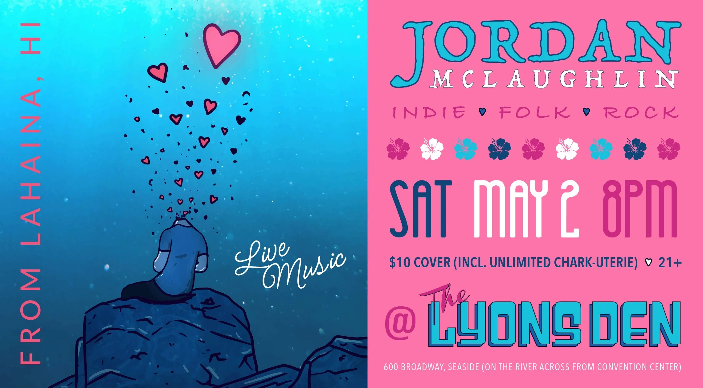 Jordan McLaughlin Event Flyer