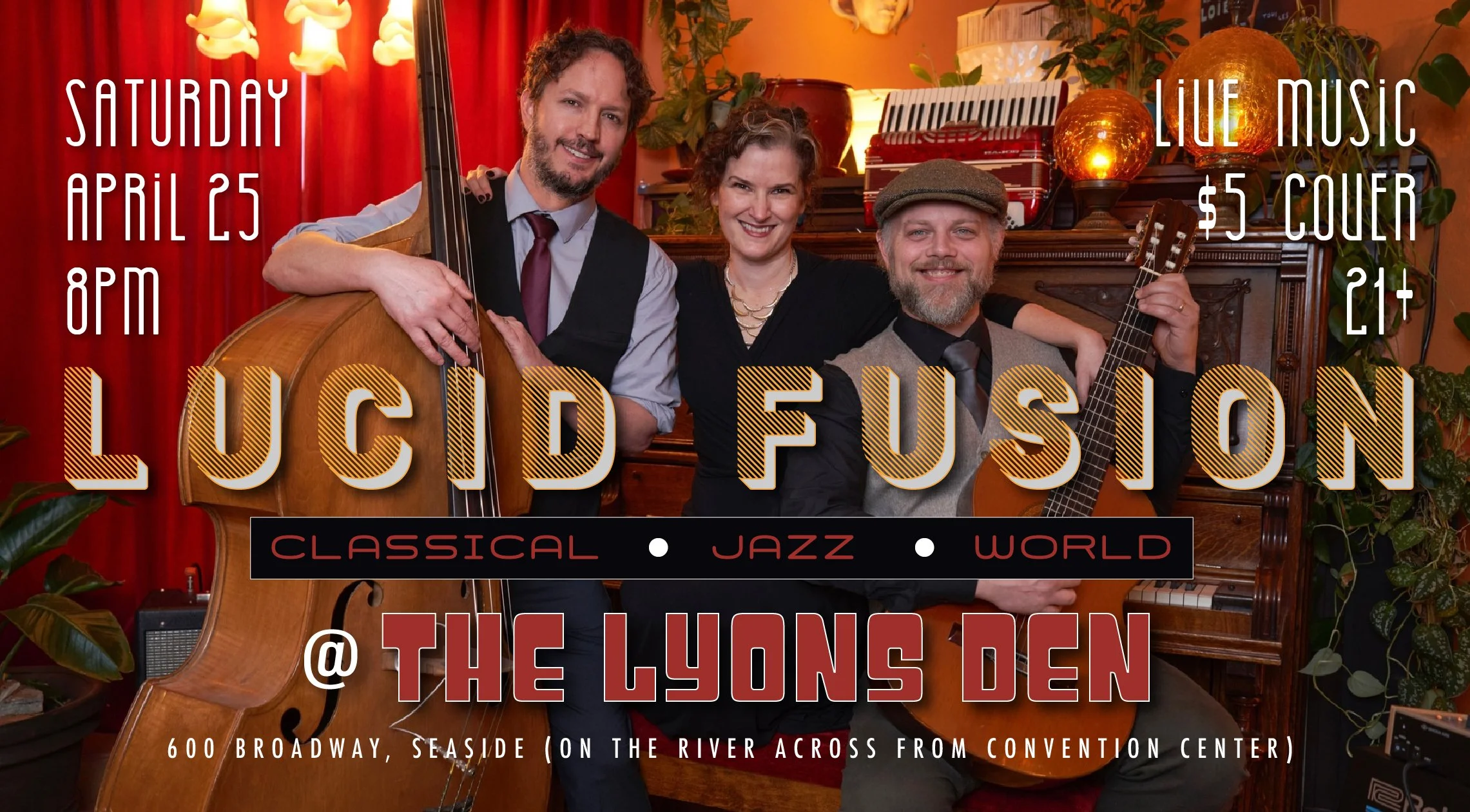 Lucid Fusion Event Flyer