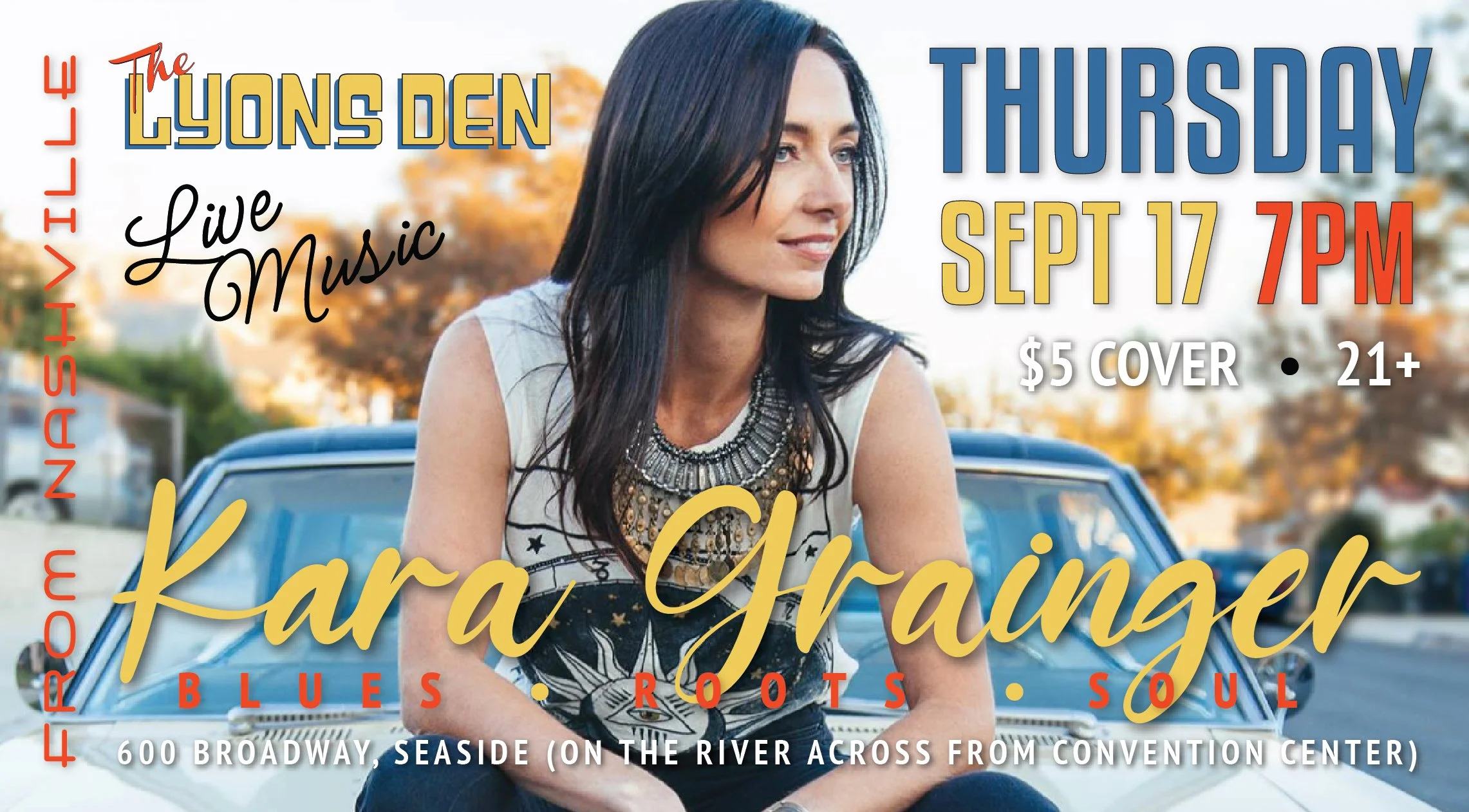 Kara Grainger Event Flyer