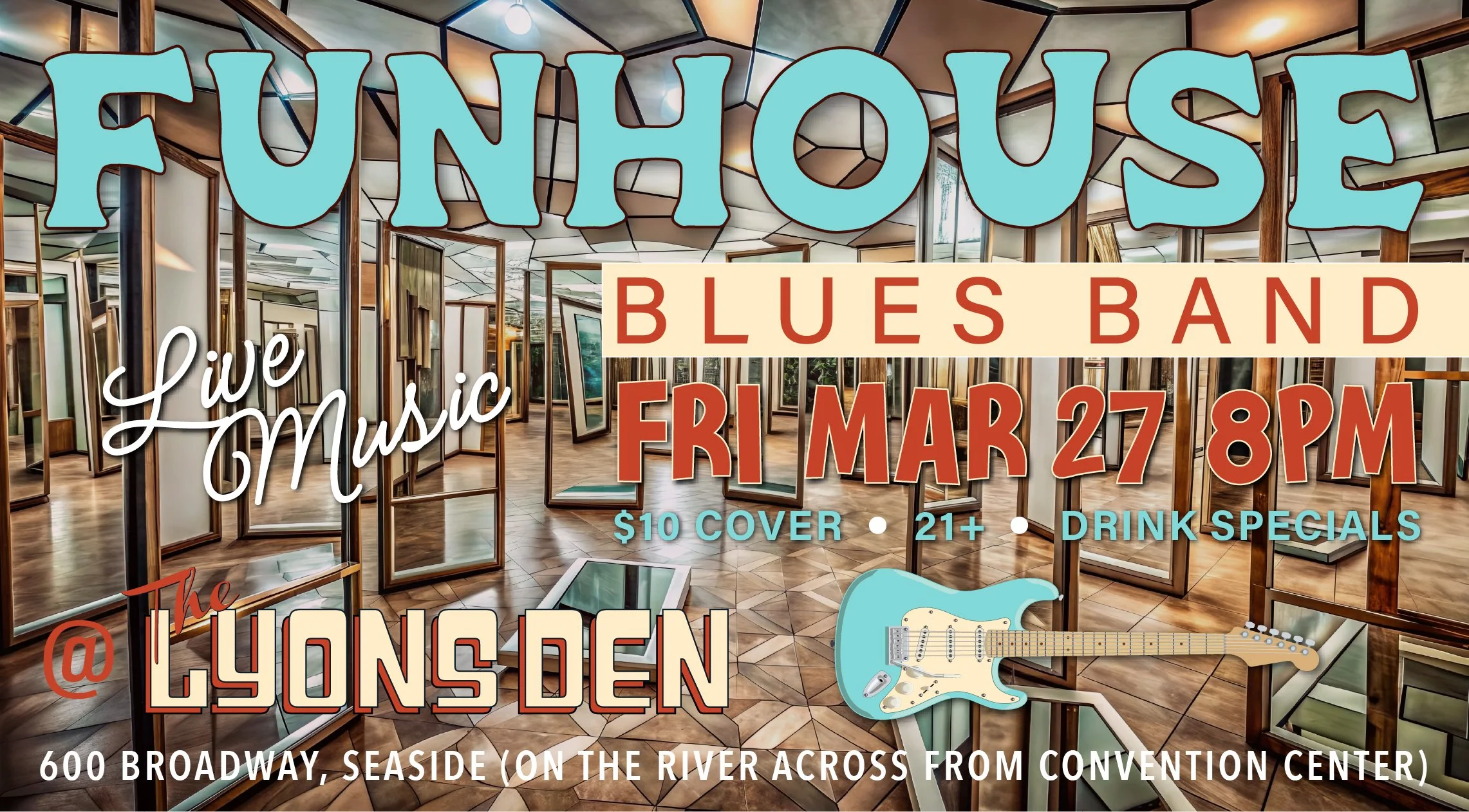 Funhouse Blues Band Event Flyer