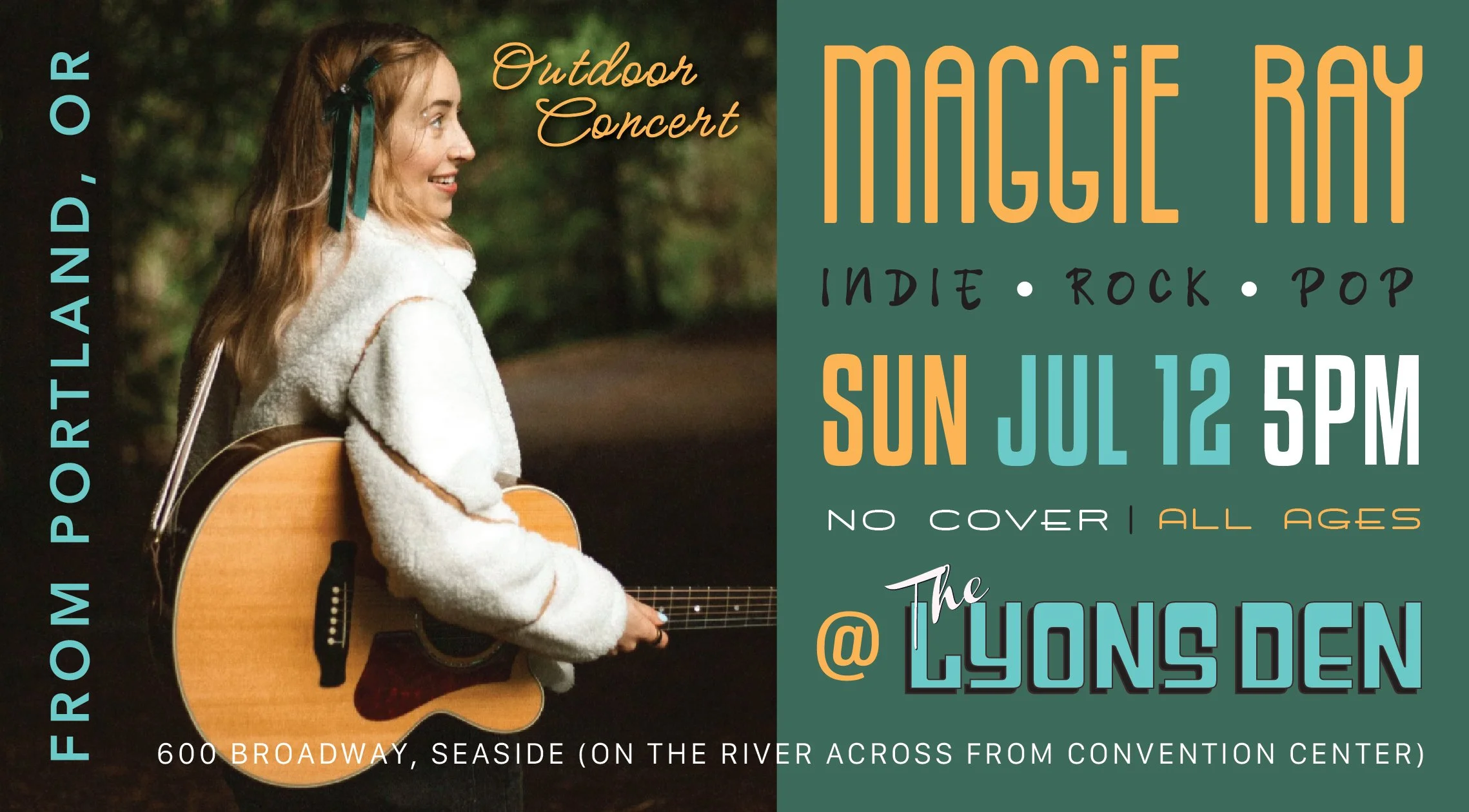 Maggie Ray Event Flyer
