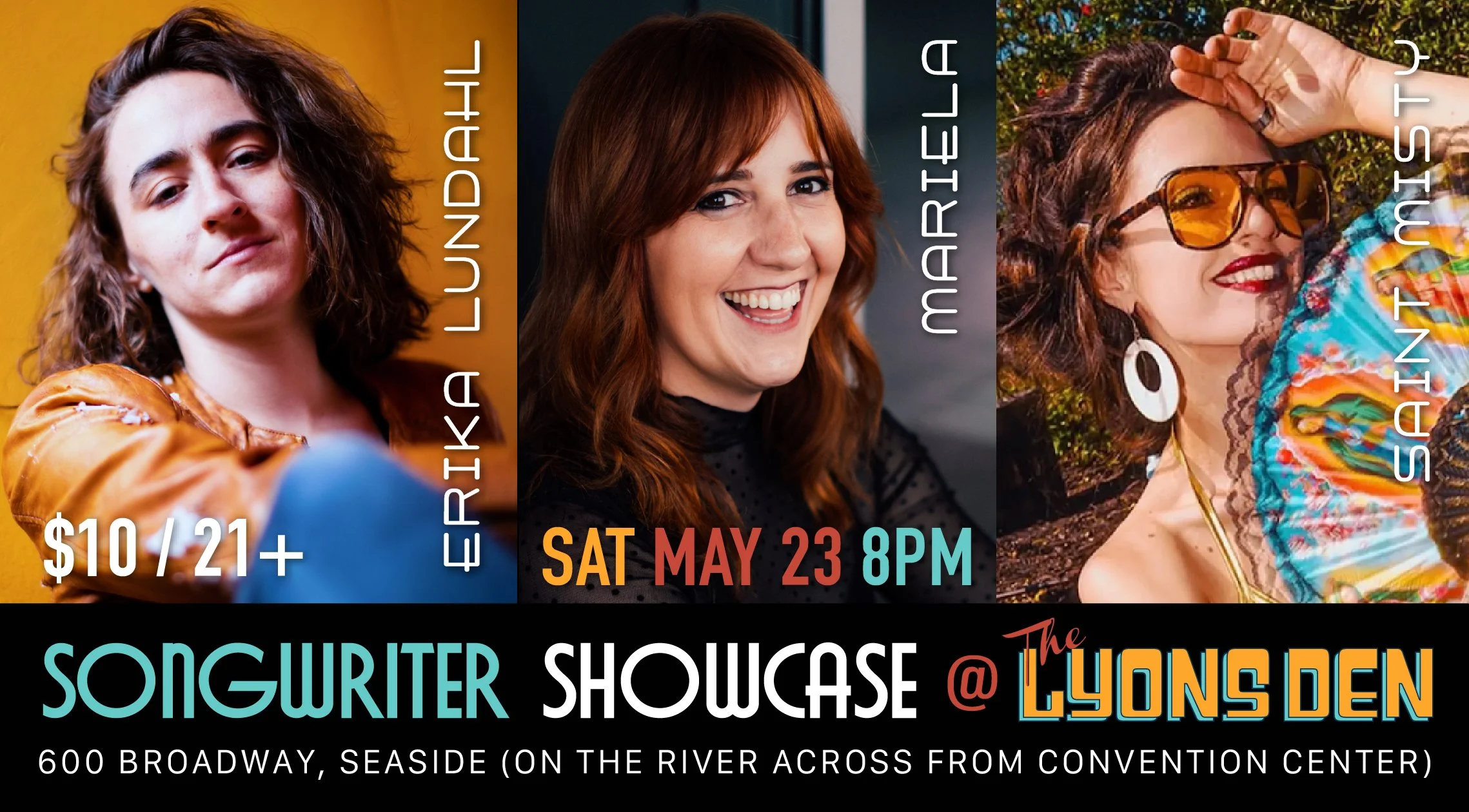 Songwriter Showcase Event Flyer