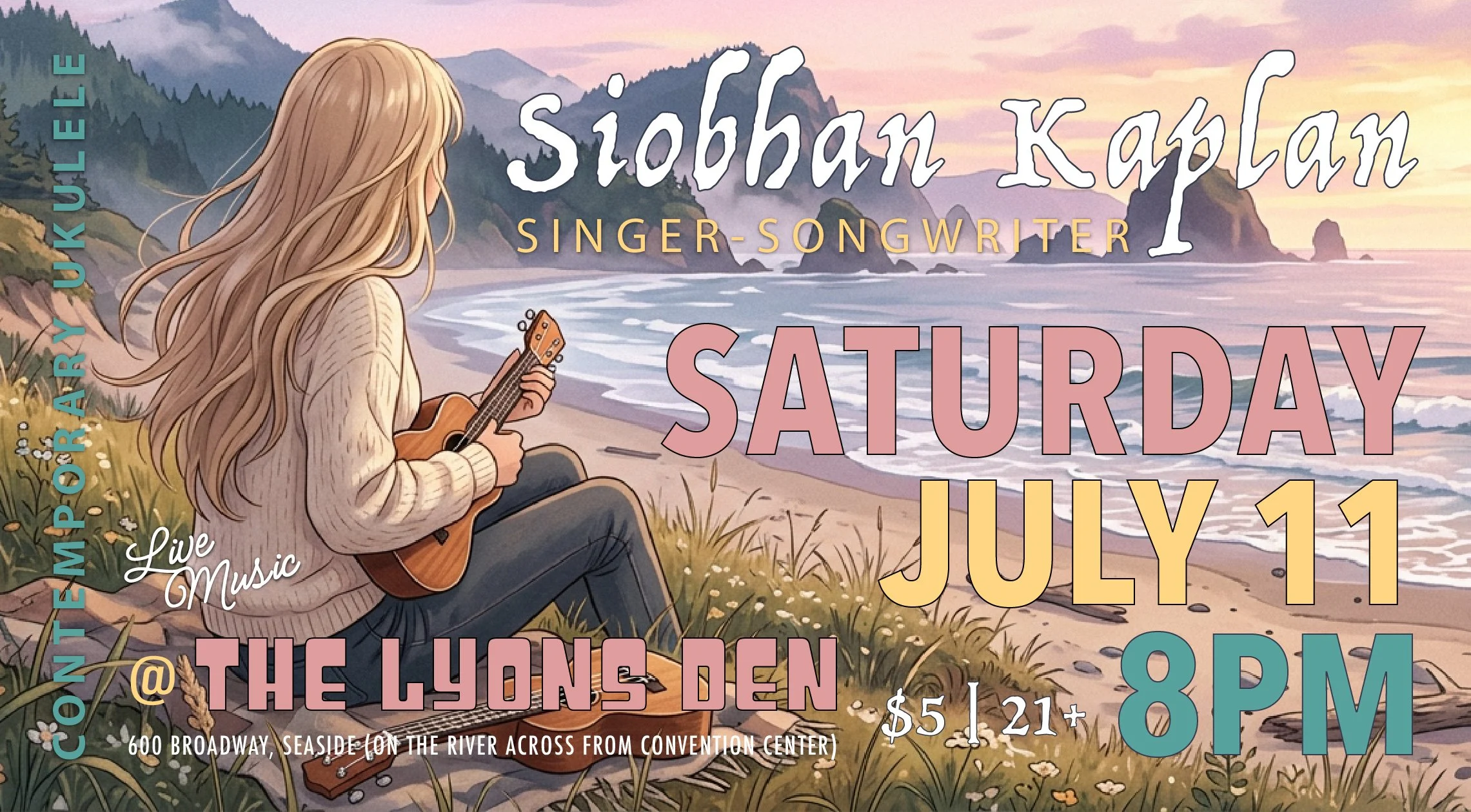 Siobhan Kaplan Event Flyer